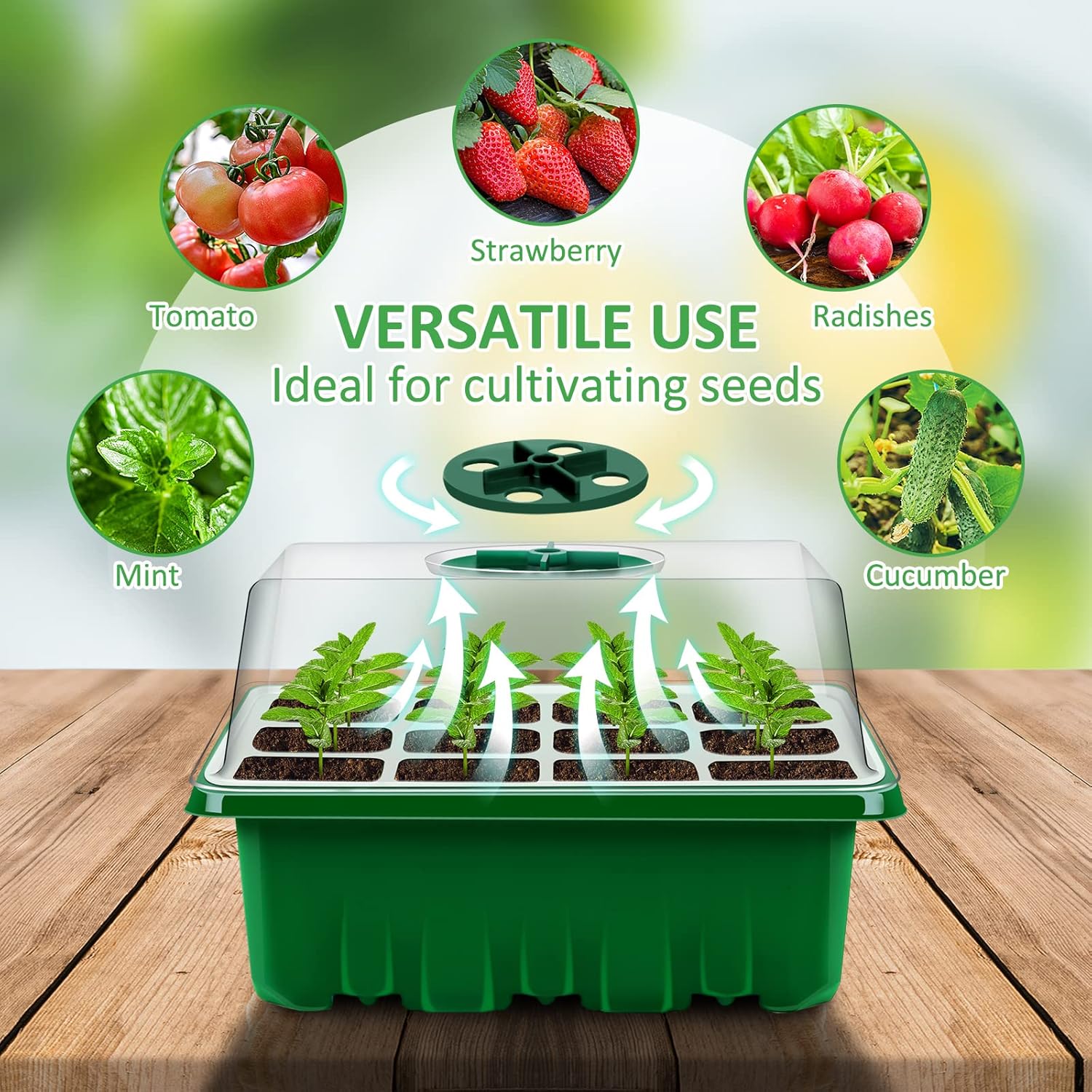 Thumbnail 4 de YAUNGEL Seed Trays 72‑cell, 6 pack 🌱