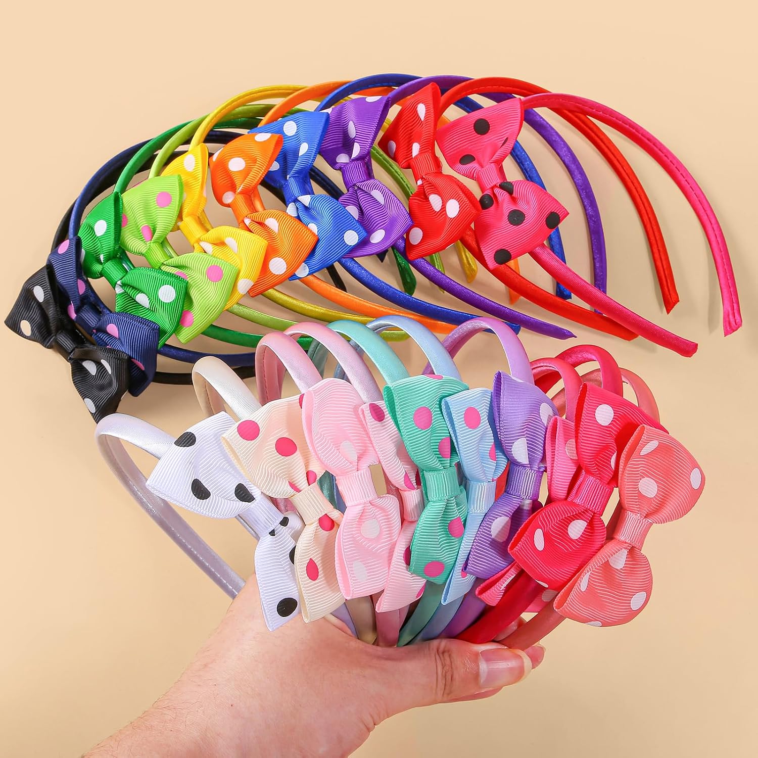 Detalle 2 de WJYX Bow Headbands, Satin