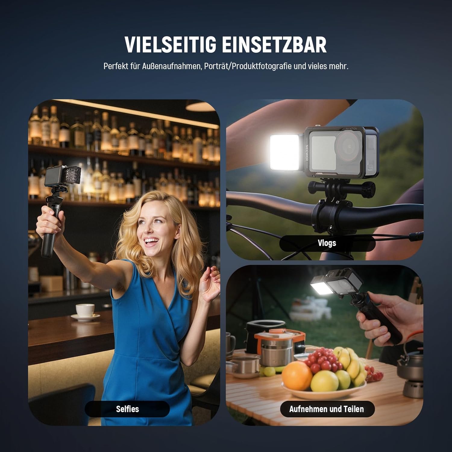 Thumbnail 4 de NEEWER Basics RGB Videolicht für DJI Osmo