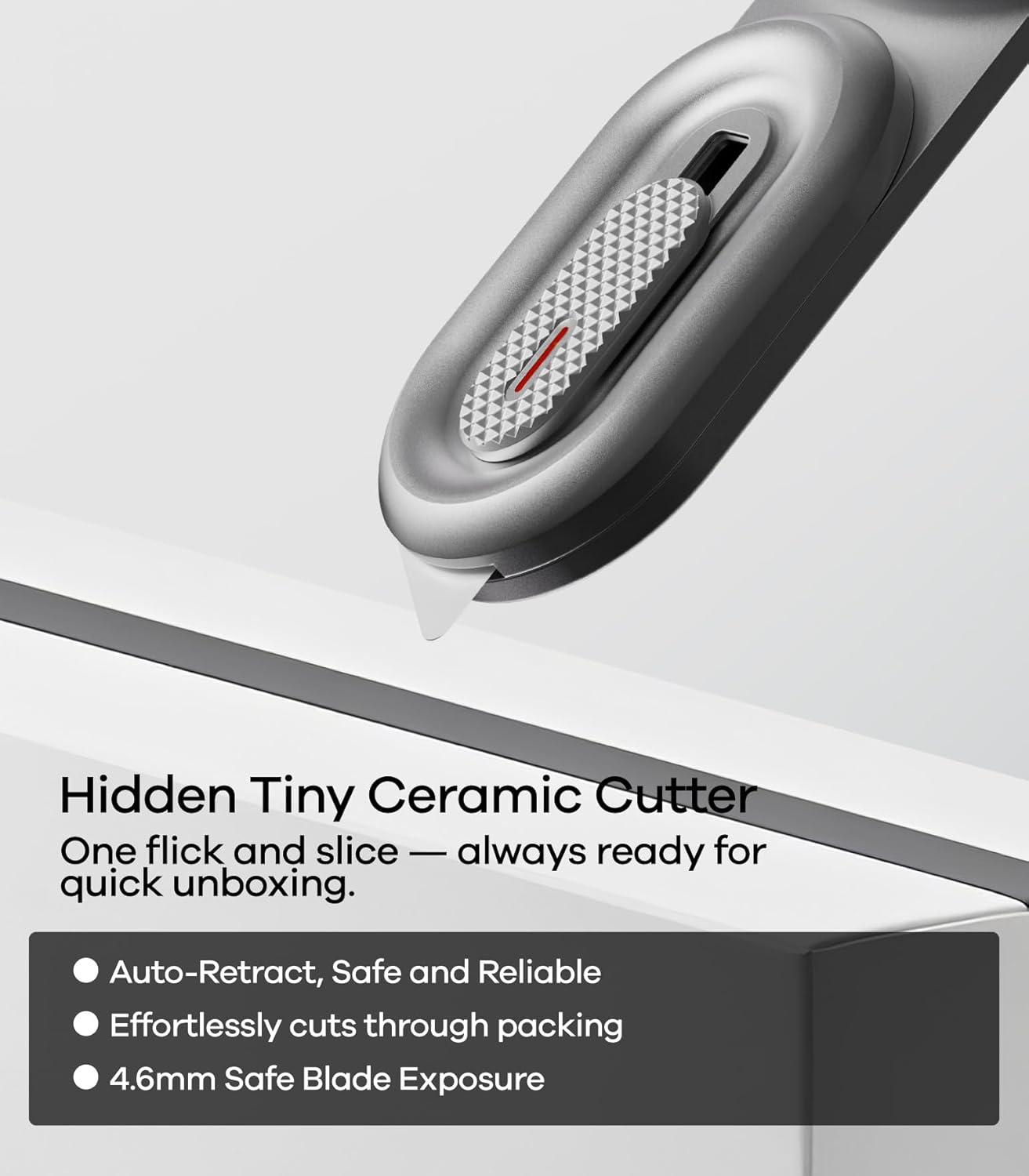 Thumbnail 3 de Aulumu G05 Air for MagSafe Grip Stand (Black) with Rotatable Aluminum Alloy Swivel and TSA Box Opener