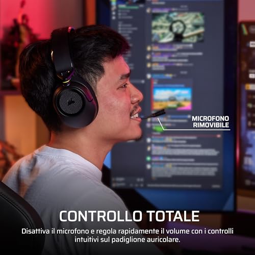 Thumbnail 7 de Corsair HS35 v3 Cuffie Gaming Wireless with Microfono – Nero