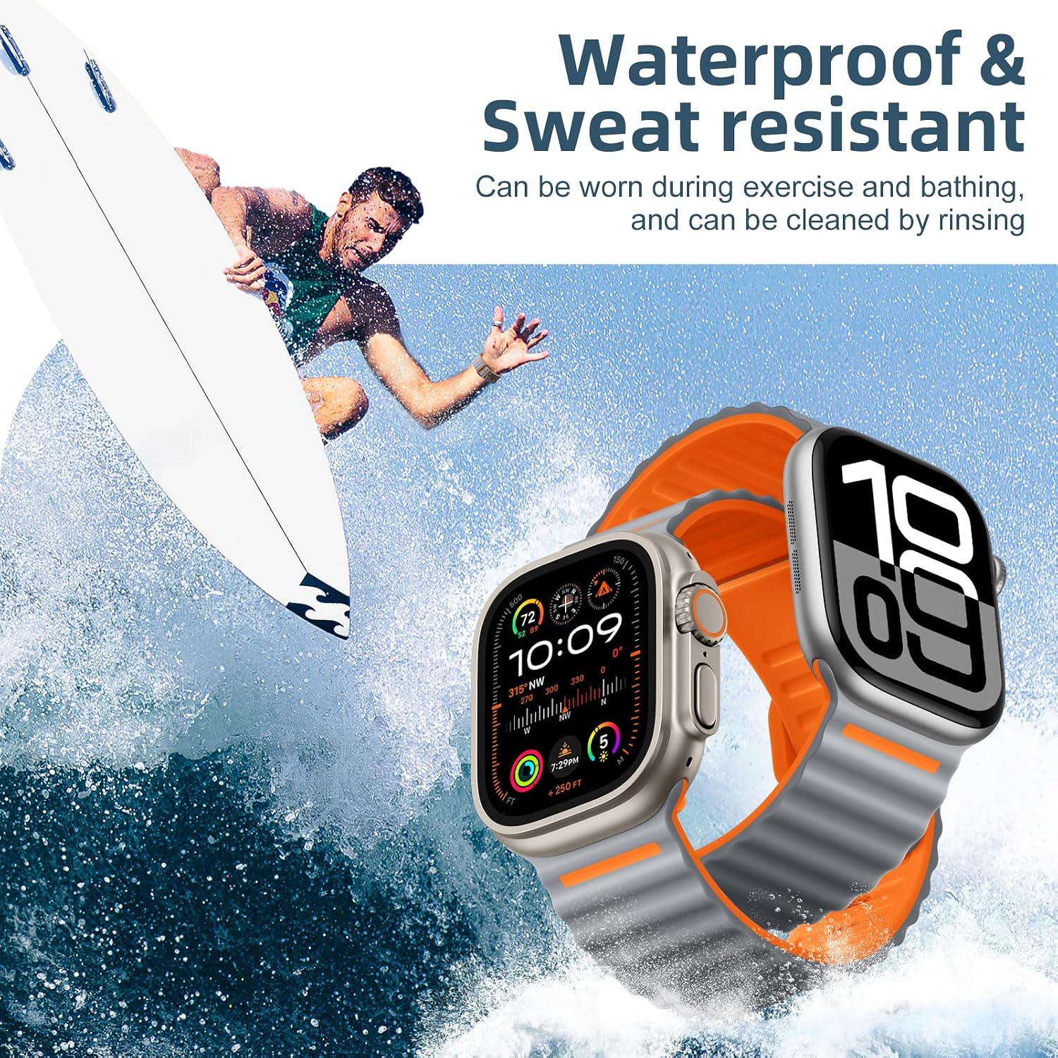Thumbnail 4 de Mastten Sports Strap for Apple Watch Ultra 49mm