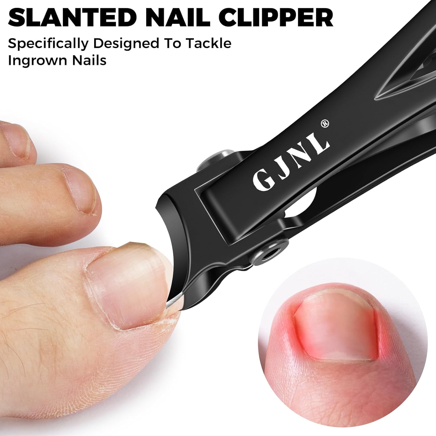 Thumbnail 2 de Toenail Clippers for Seniors Thick Toenails 45° Slanted Wide Jaw