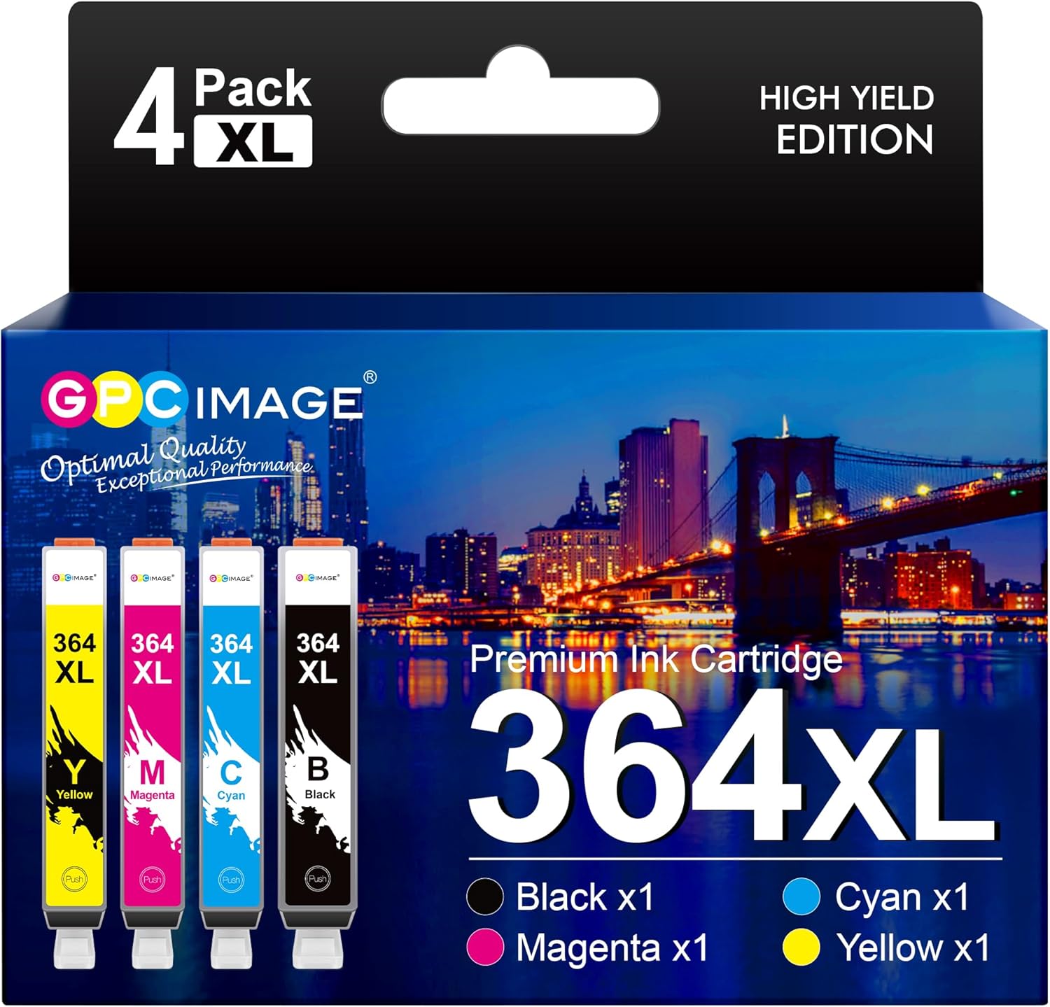 GPC Image 364XL Compatible Ink Pack 4-Pack 🖨️