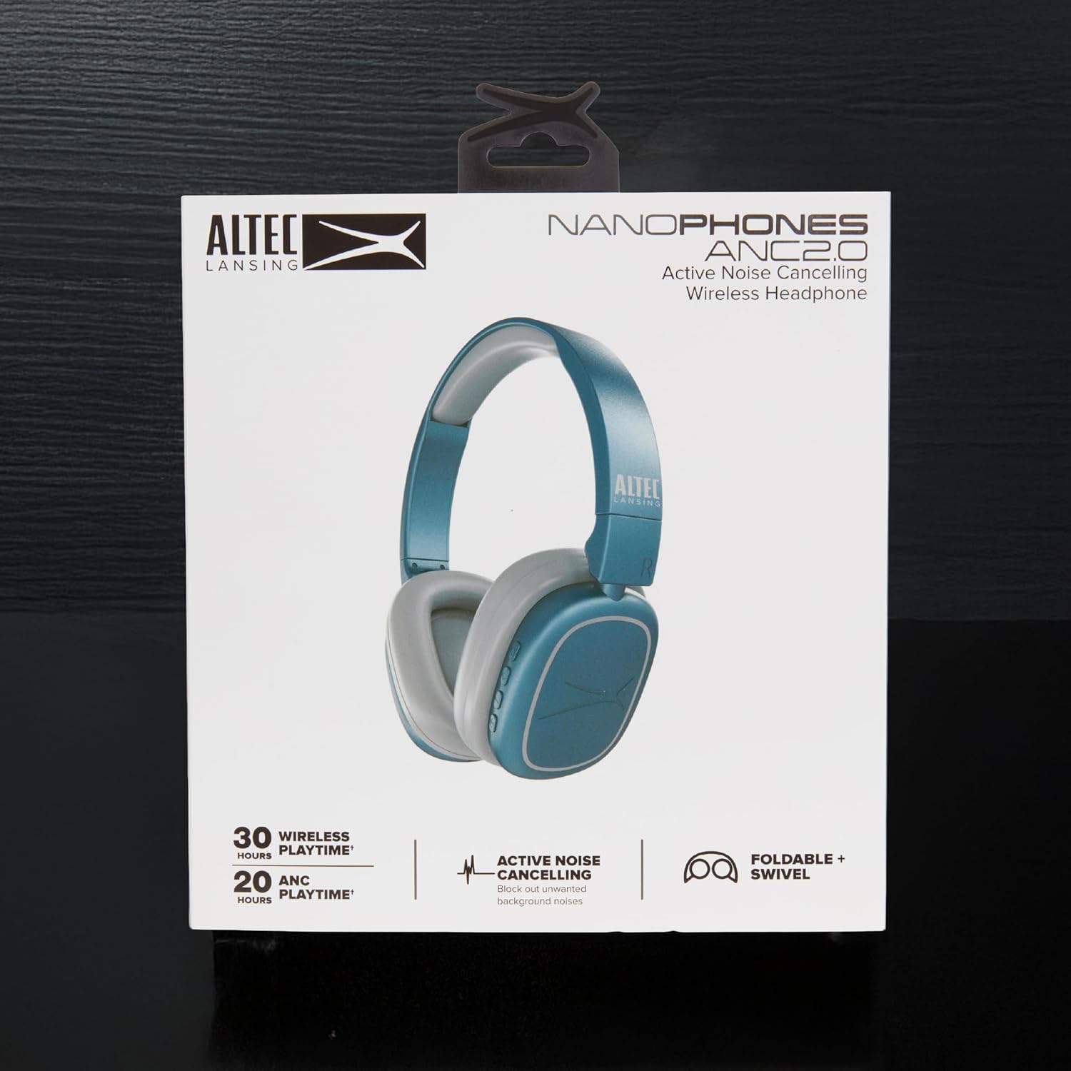 Detalle de Altec Lansing Over-Ear Headphones NanoPhones ANC 2.0