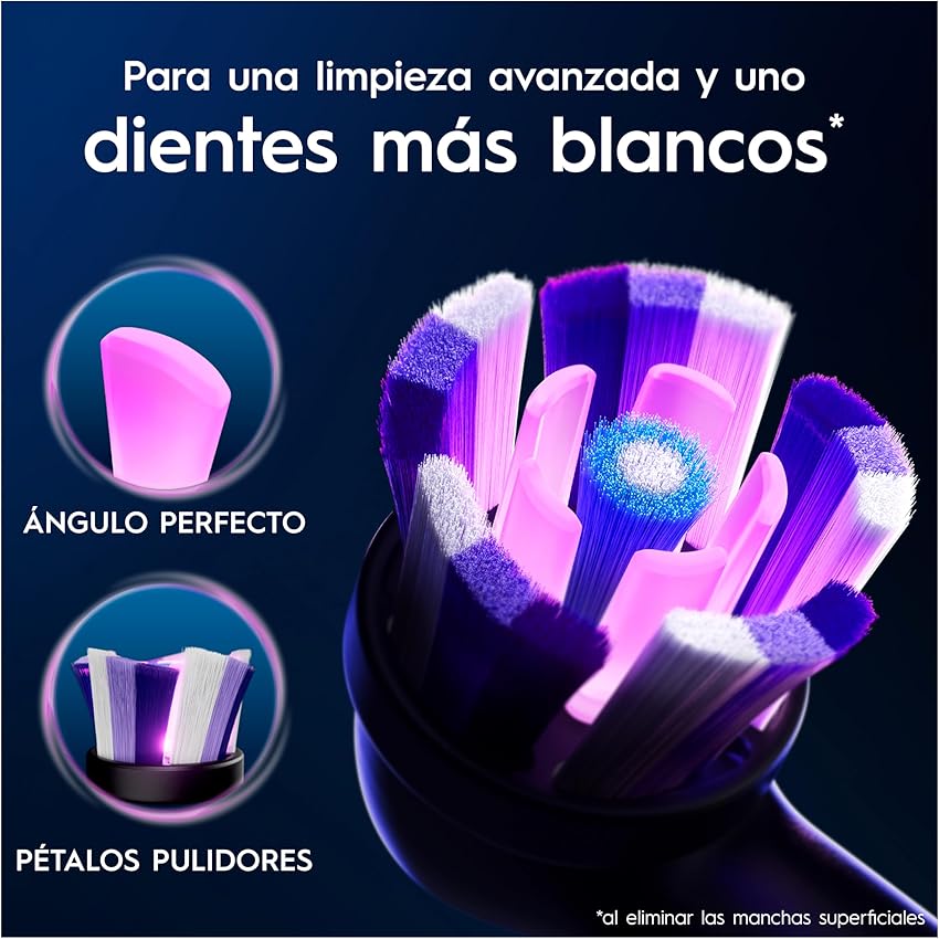 Thumbnail 4 de Oral-B iO Radiant White: 6 Cabezales Recambio Negros 🦷