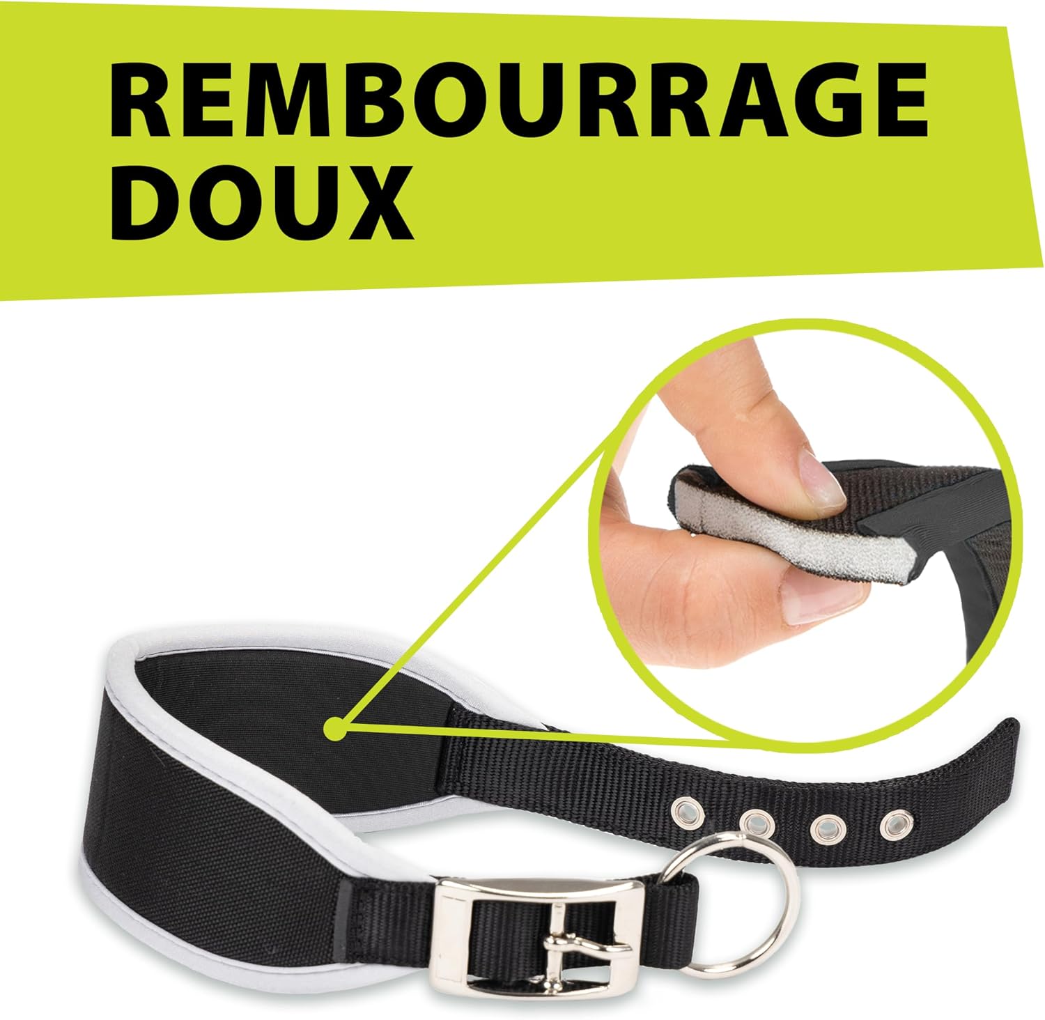 Detalle 2 de Ferplast ERGOCOMFORT C15/33 collier chien rembourré