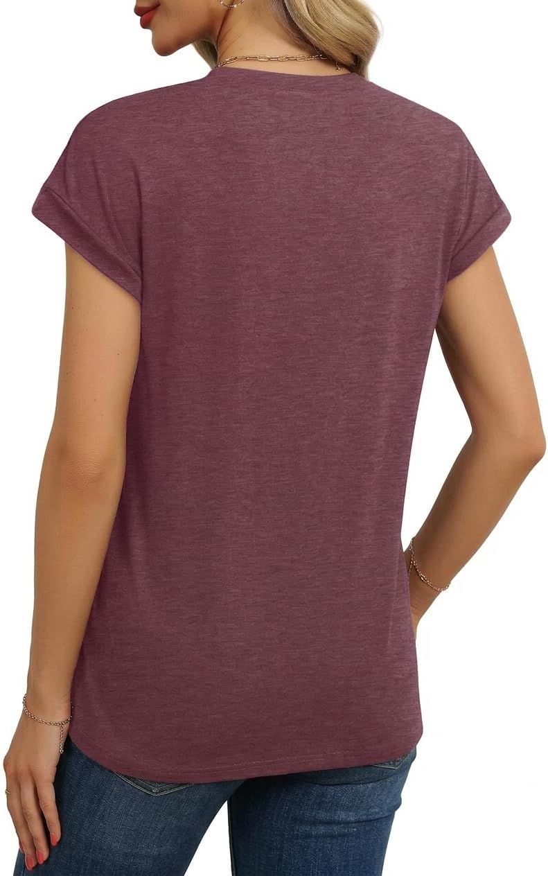 Thumbnail 1 de Chicrise Damen Tank Top Sommer – Flügelärmel, Falten-Detail und Rundhals