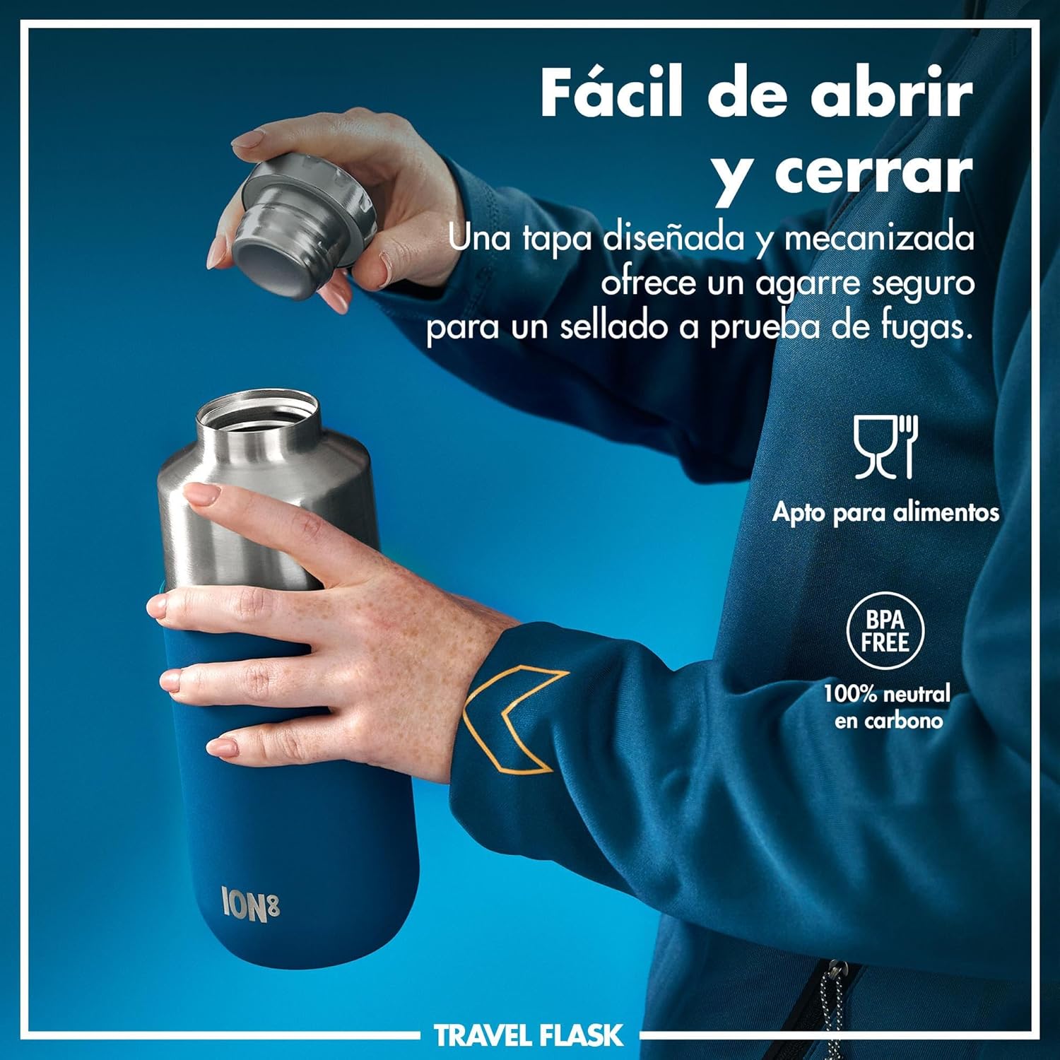 Thumbnail 4 de ION8 ThermoShield Botella Aislada 2 Tazas Tapa Magnética