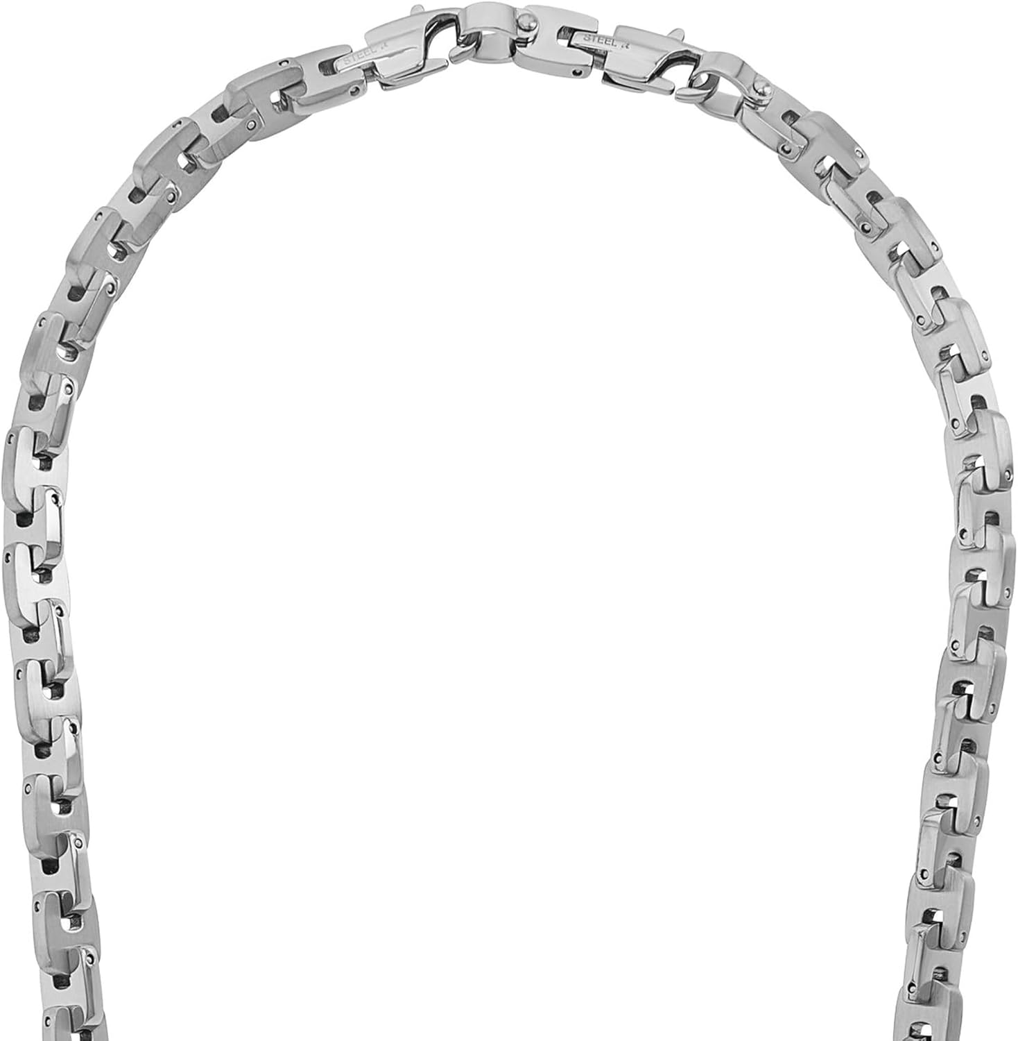 Detalle de s.Oliver Herren Schmuck: Bolde Halskette & Armband aus Edelstahl – Klassisch, Markant und Maskulin