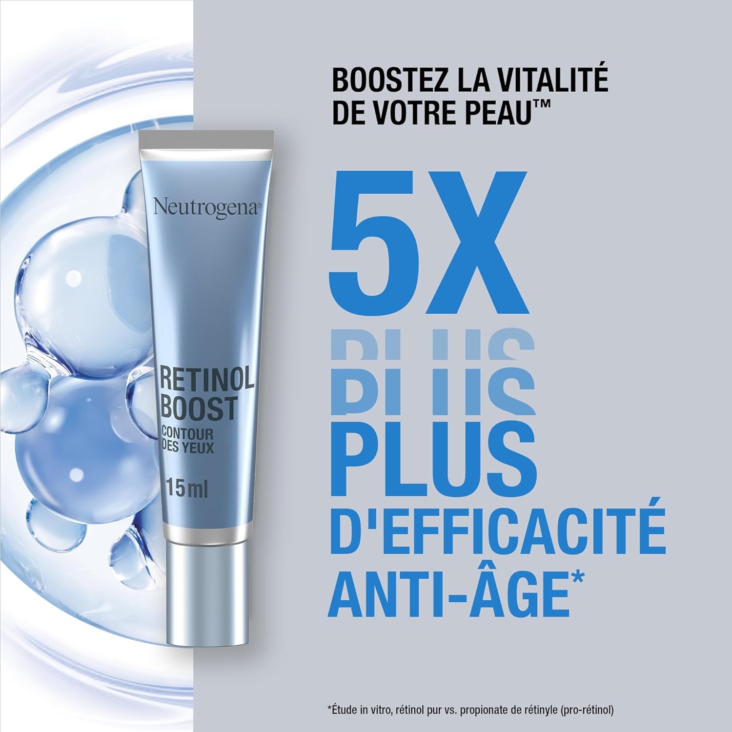 Detalle 2 de Neutrogena Soin Anti-Âge Retinol Boost Contour des Yeux – 15 ml