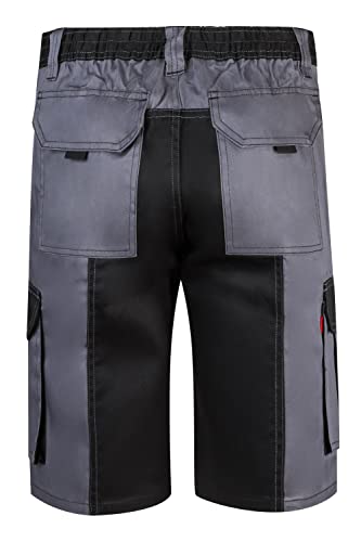Detalle de VELILLA 103021B Bermuda Bicolor Multibolsillos (Gris y Negro) - Talla 40