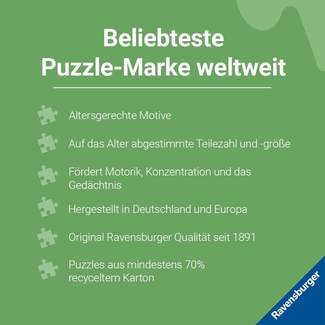 Detalle 2 de Ravensburger Kinderpuzzle Lissy Pony XXL mit 100 Teilen – für Kinder ab 7 Jahren