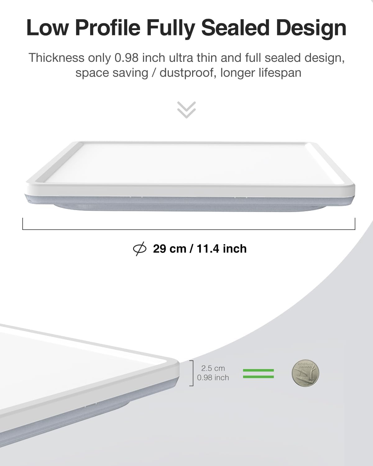 Thumbnail 4 de zemty 36W LED Ceiling Light 3240lm