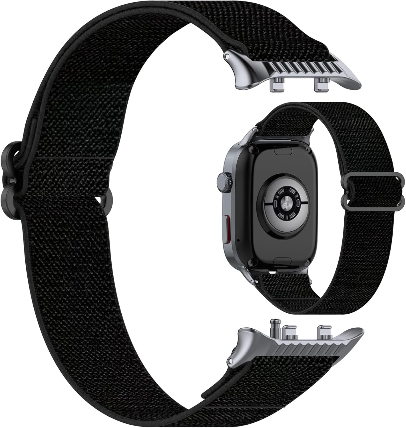 Detalle de AWADUO Nylon Replacement Strap for Huawei Watch D2 – Black