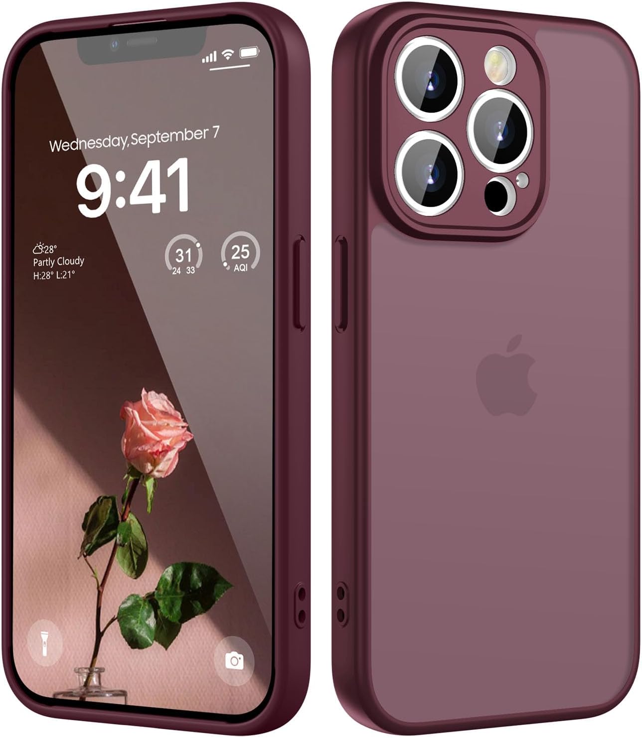 Detalle de iPhone 13 Pro Max case shockproof 6ft