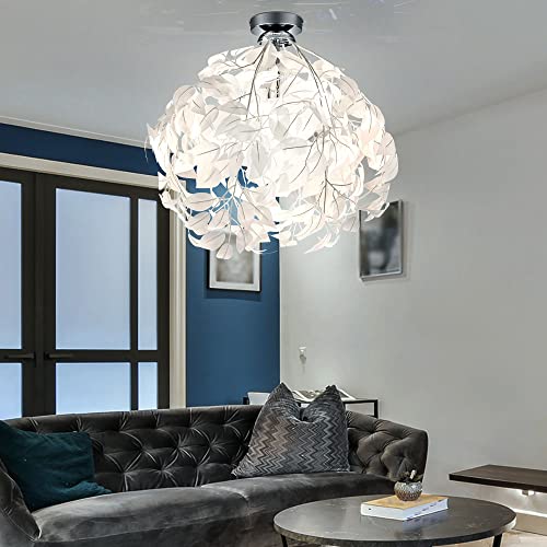 Thumbnail 6 de RL Live Your Light Leavy R60461001, plafonnier nickel, abat-jour plastique