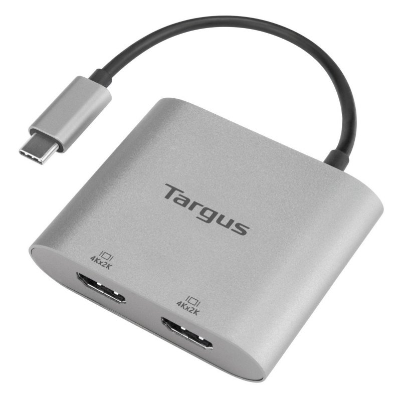 Detalle de Targus ACA947EU Adaptador USB-C 3.2 Gen1 a 2x HDMI: doble estación de trabajo portátil