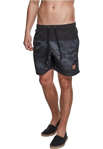 Detalle de URBAN CLASSICS Bañador de Hombre Estilo Moderno – Bermudas cortos con drying rápido (XS–5XL)