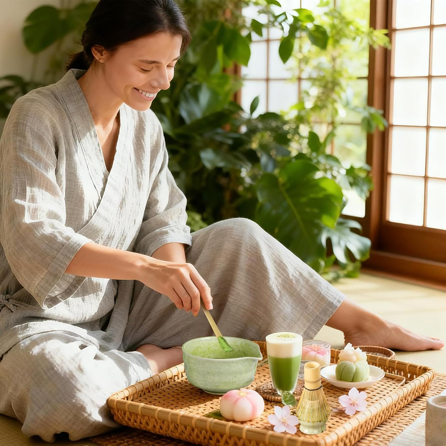 Thumbnail 5 de Dayacoco Matcha Whisk Set 500 ml bowl