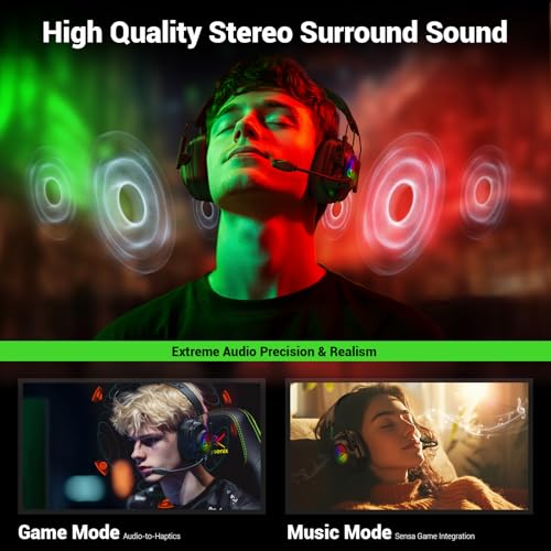 Thumbnail 4 de Krysenix KGH2 Wireless Gaming Headset with Mic for PS5/PS4/PC/Switch/Mac
