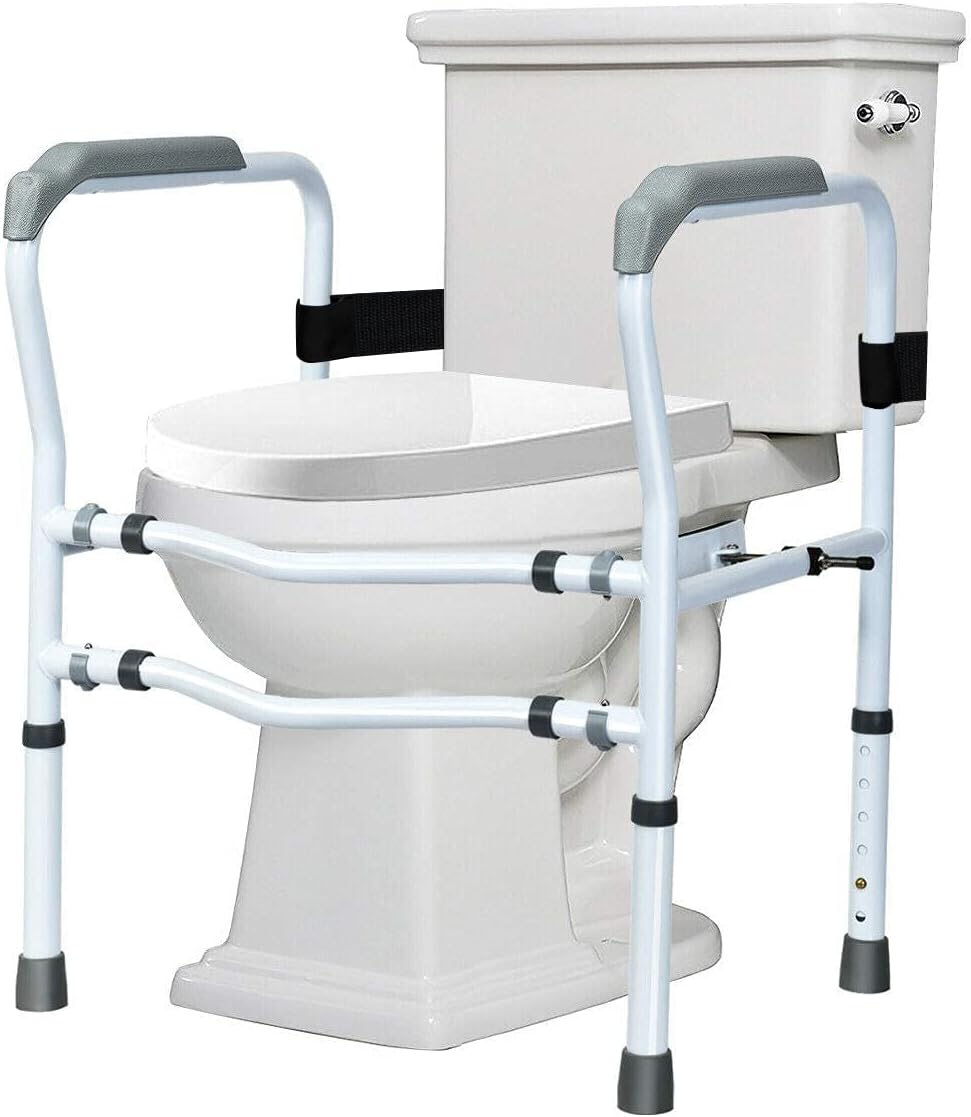 Detalle de FANTASK regulowana podpórka do WC z podłokietnikami, bez wiercenia