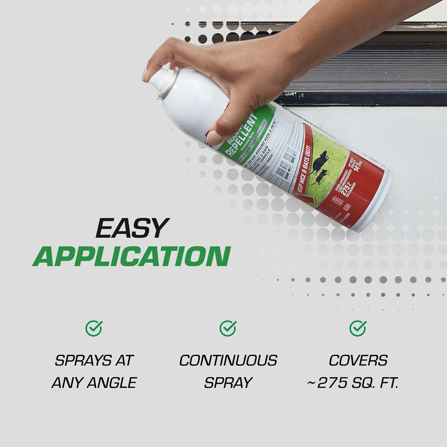 Thumbnail 6 de Tomcat 0368306 Rodent Repellent Continuous Spray, 14 oz, Essential Oil Formula
