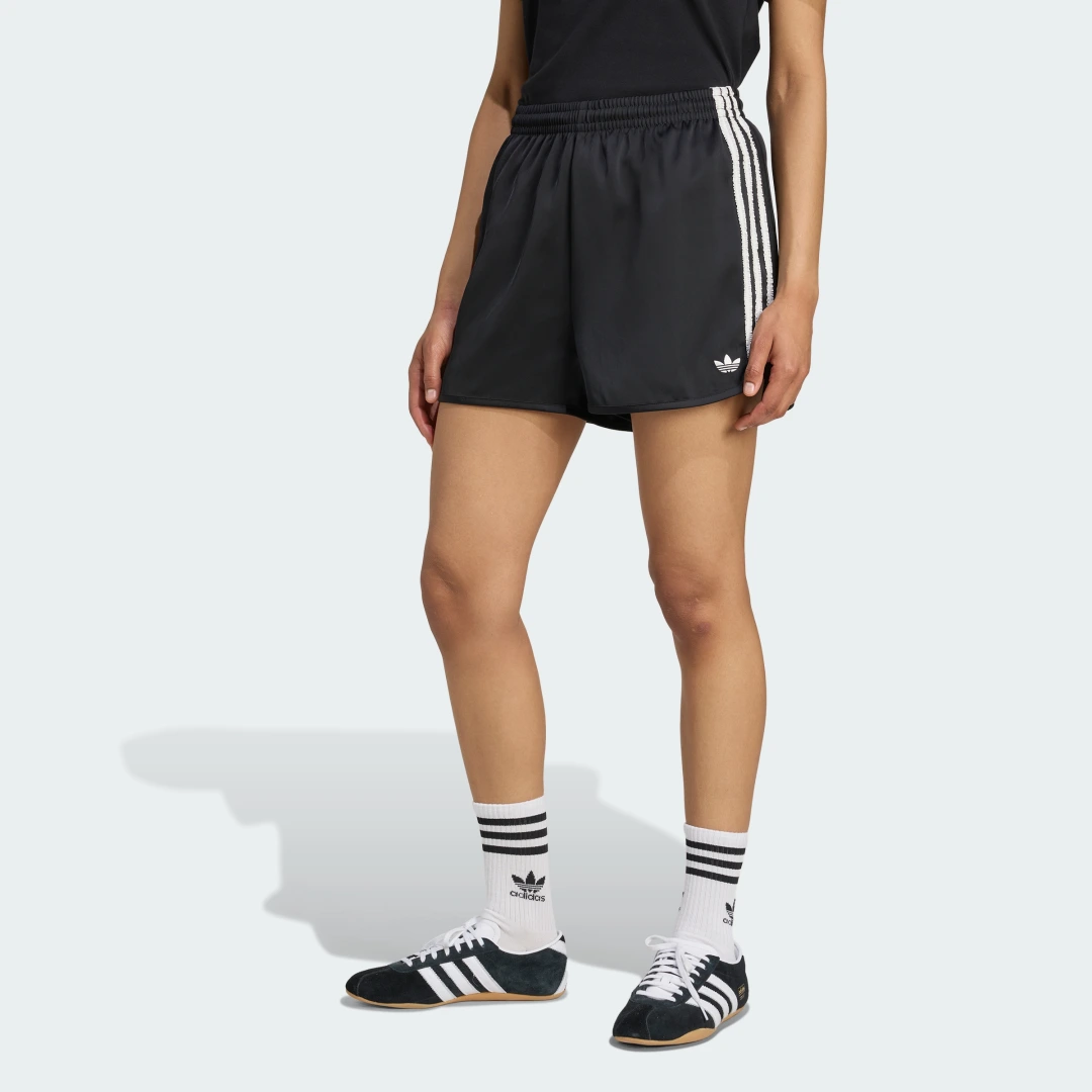 Imagen de Adidas Originals 3 Stripes Pantalón raso Negro 👖 en OfertitasTOP