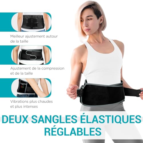 Thumbnail 2 de Comfytemp Ceinture lombaire chauffante sans fil, chaleur et vibrations