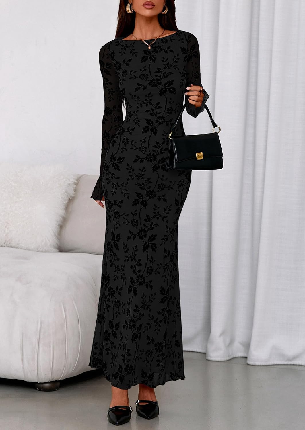 Thumbnail 4 de PRETTYGARDEN 2026 Floral Maxi Dress