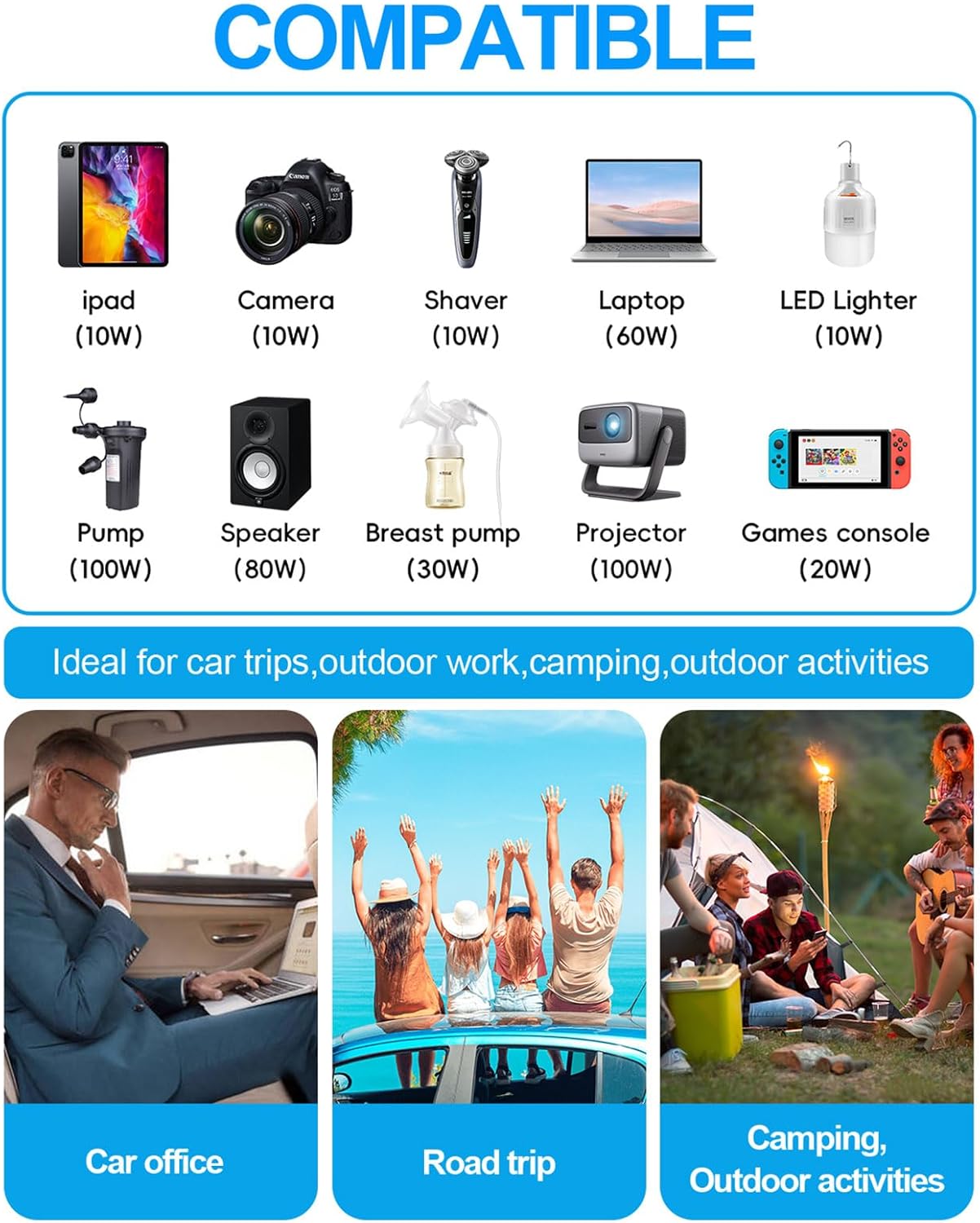Thumbnail 5 de YSOLX 300W Car Power Inverter