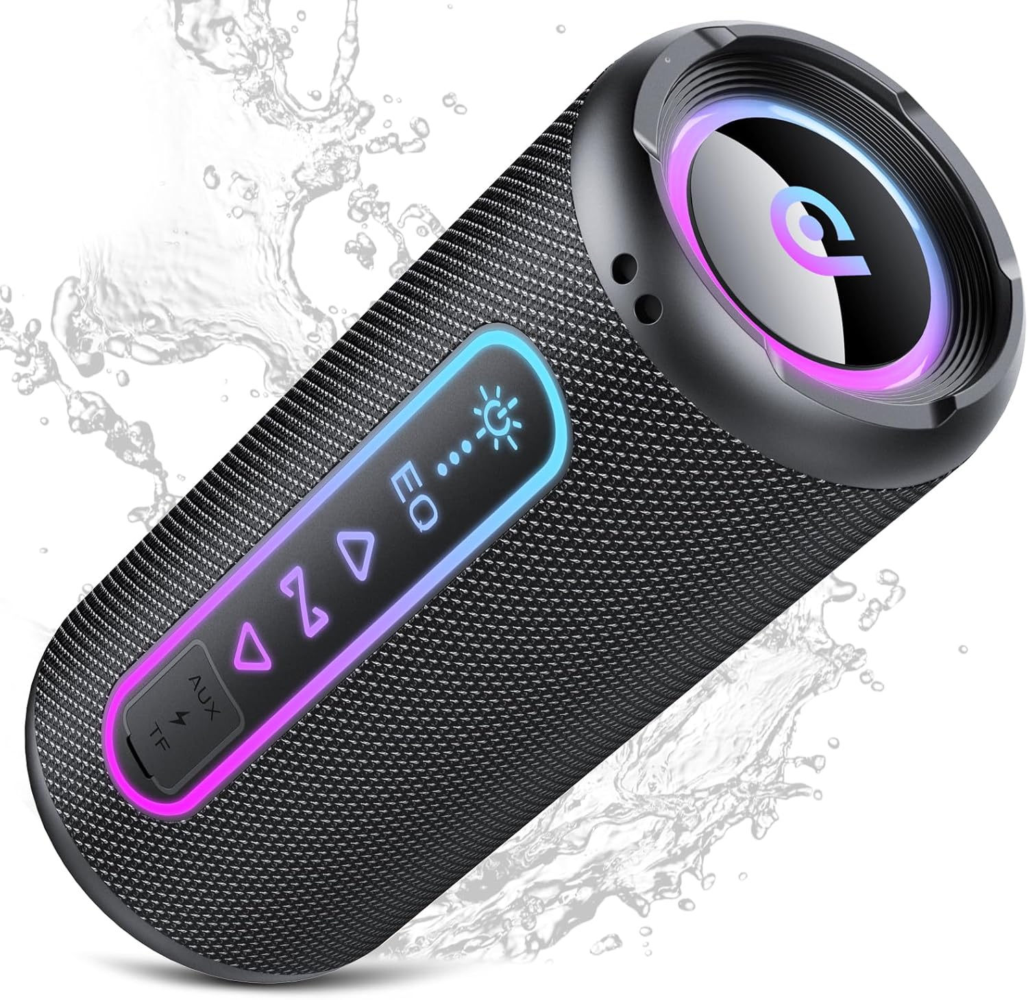 Detalle de Enceinte Bluetooth 5.4 25W – Puissante, étanche IPX7 et éclairage RGB