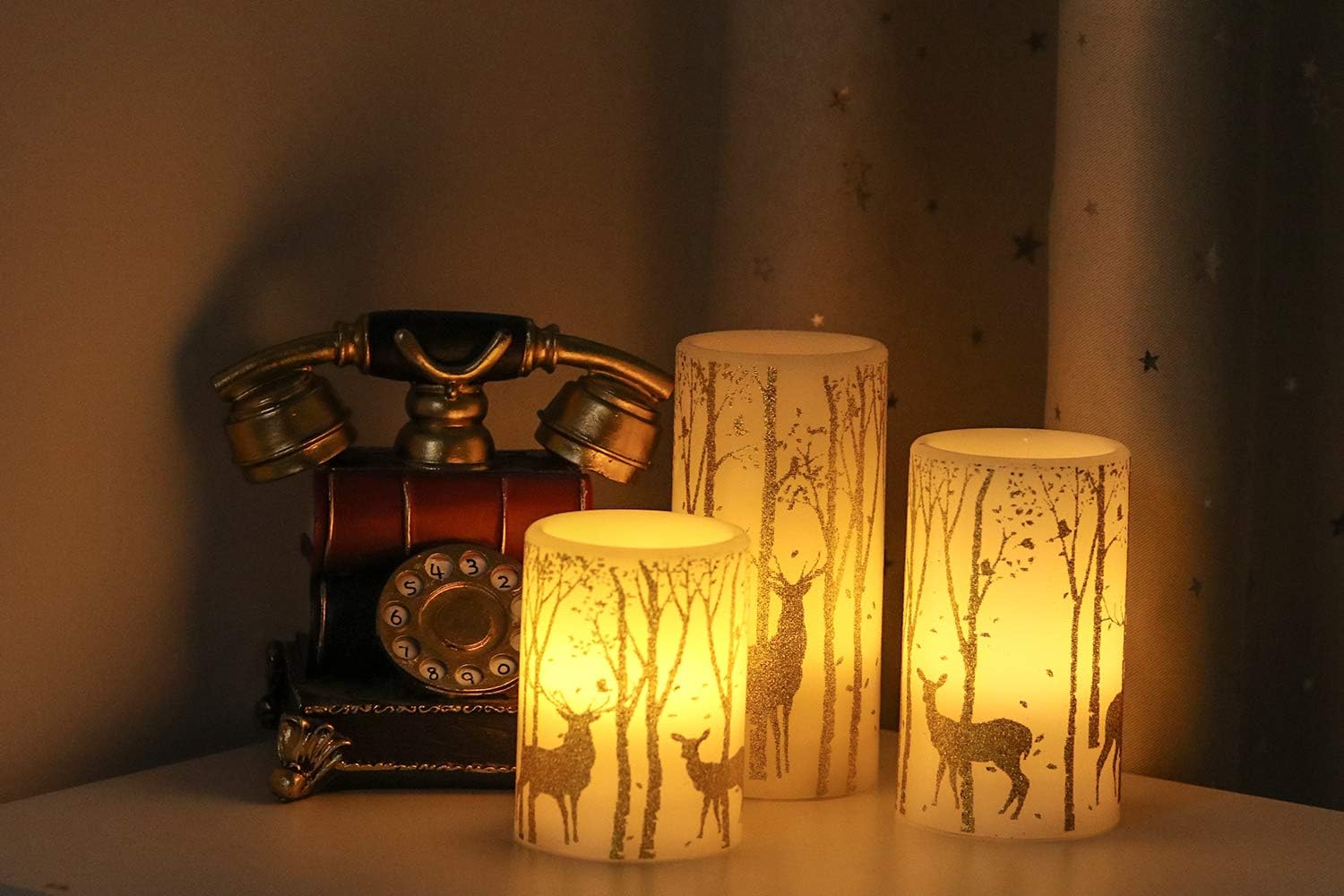 Thumbnail 4 de Eldnacele Flameless Candles 3-pack LED candles 🕯