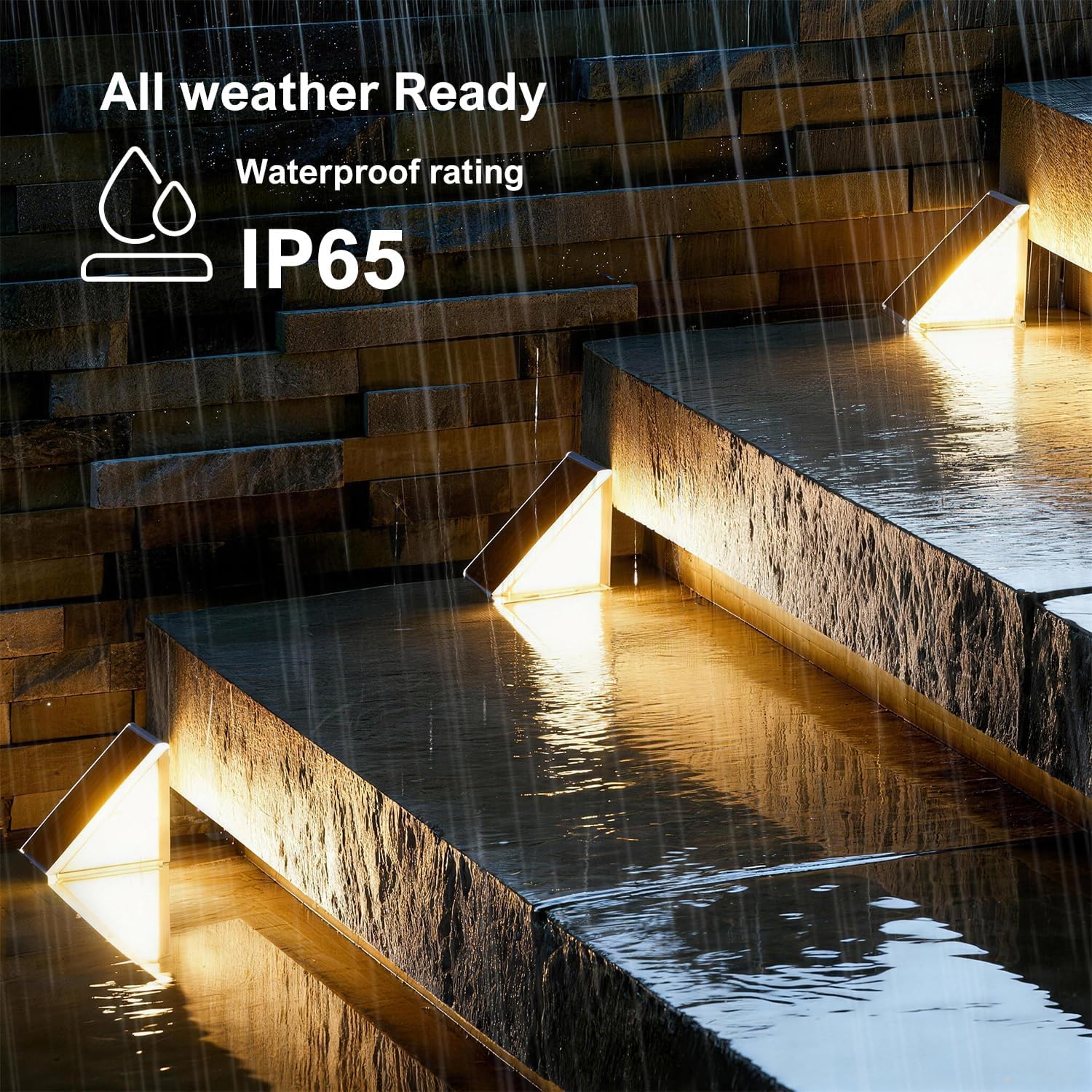 Thumbnail 4 de JEJOT Solar Step Lights, 12-Pack