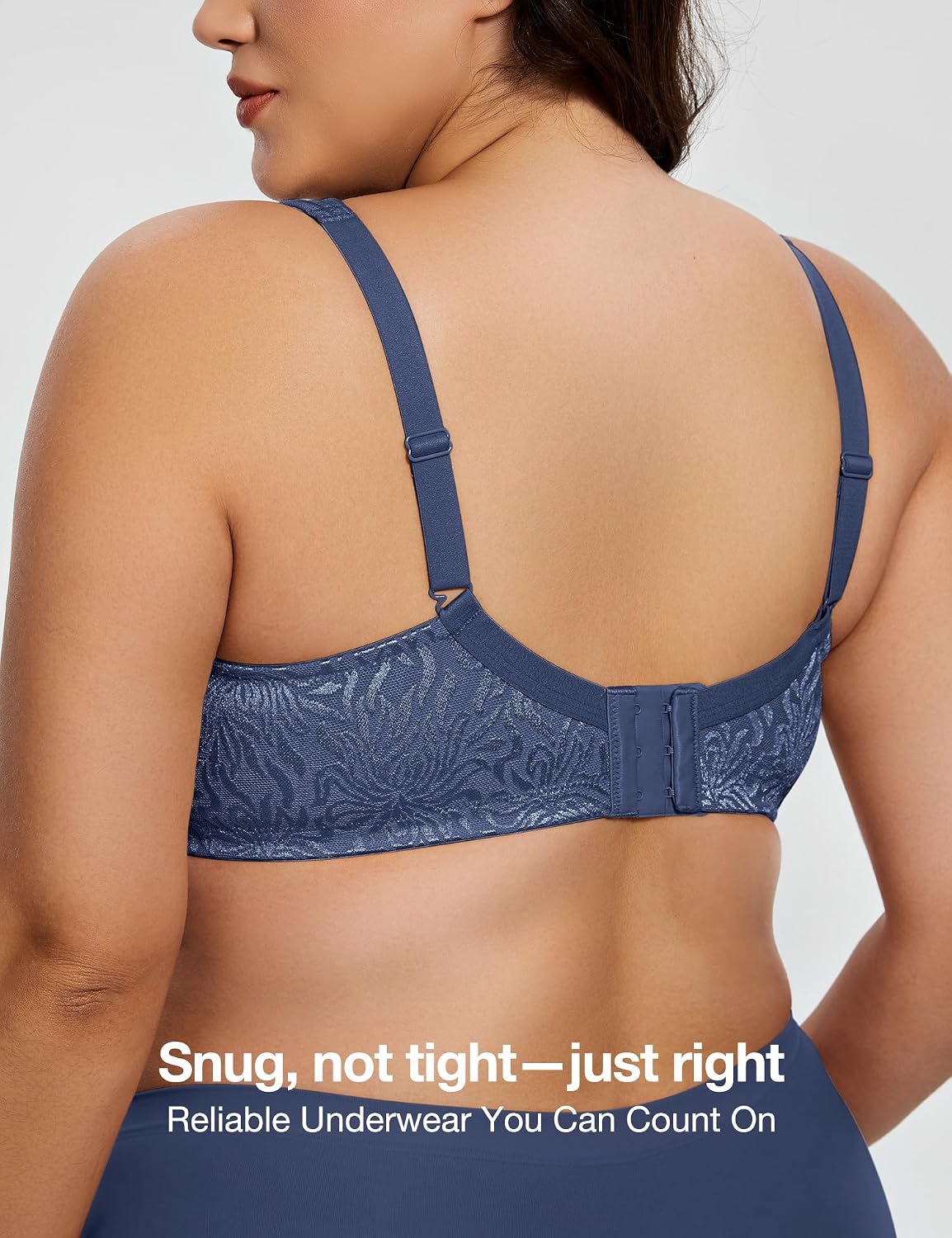 Detalle de Deyllo Women's Minimizer Bra, Wirefree