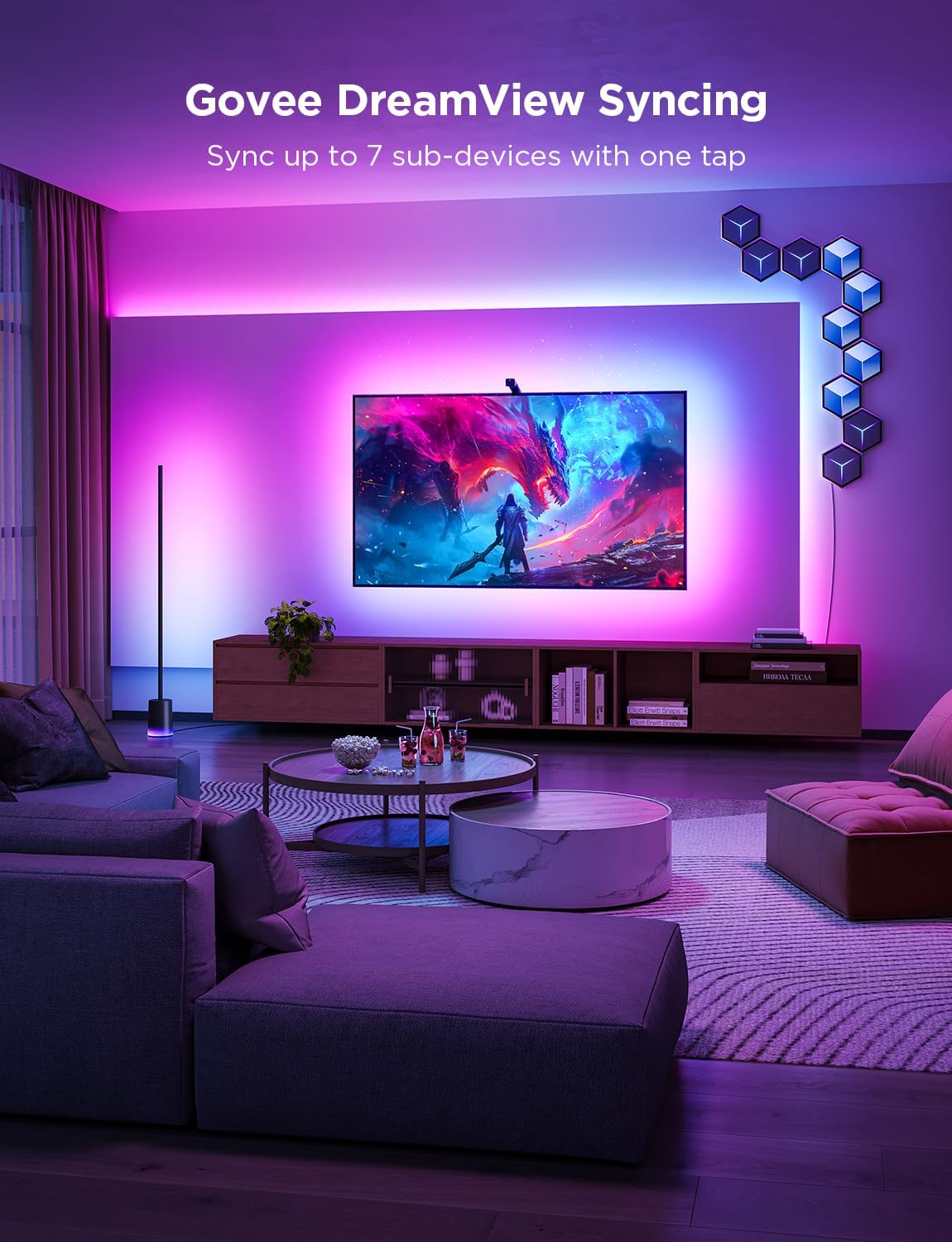 Thumbnail 4 de Govee 3 Lite TV Backlight 55-65 in