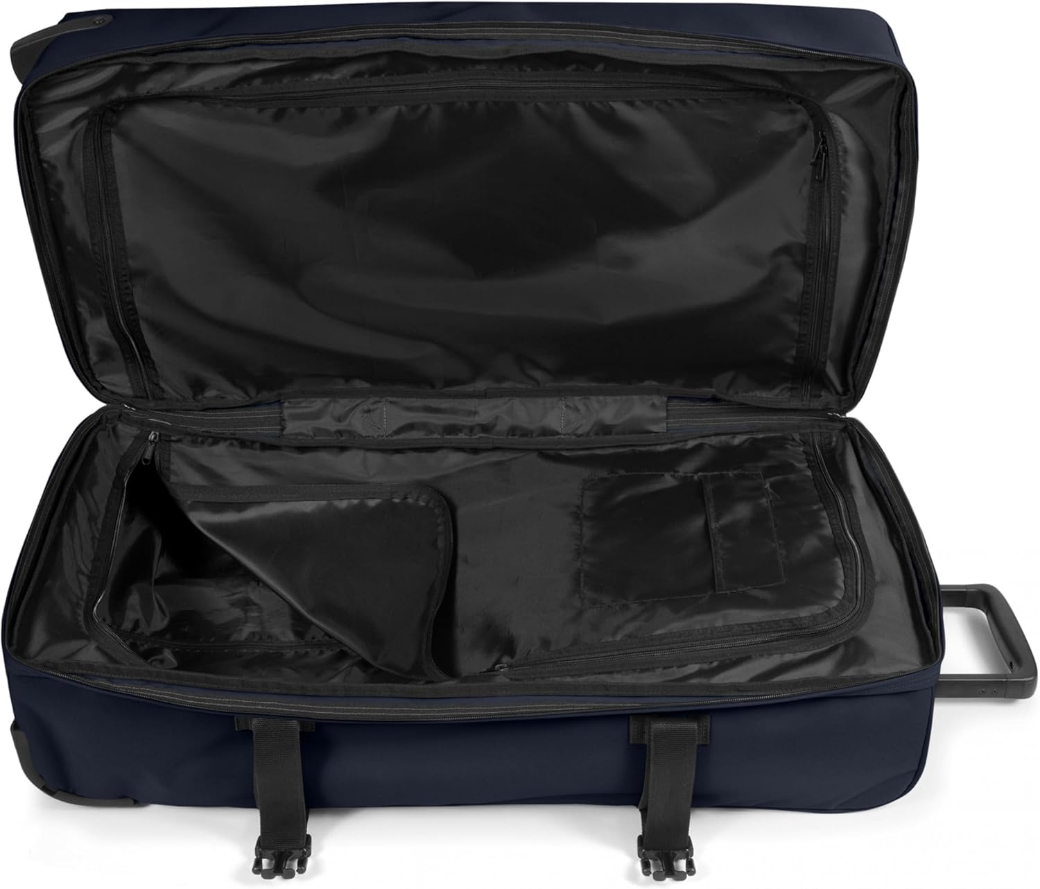Detalle de Eastpak Tranverz L 121L: trolley grande Ultra Marine con doppio scomparto, ruote e TSA lock