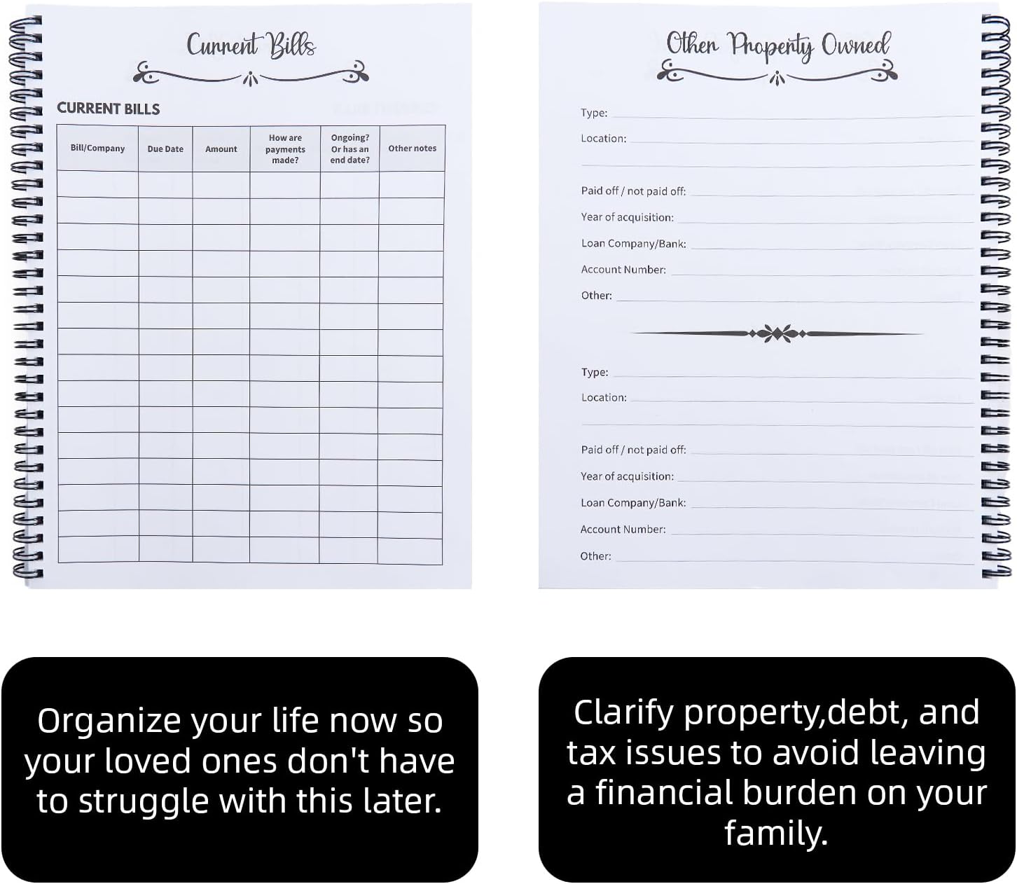 Thumbnail 3 de Bafeil “Sorry It’s Your Problem Now Because I’m Dead” End of Life Planner UK (Grey) — Death Book & Funeral Organiser