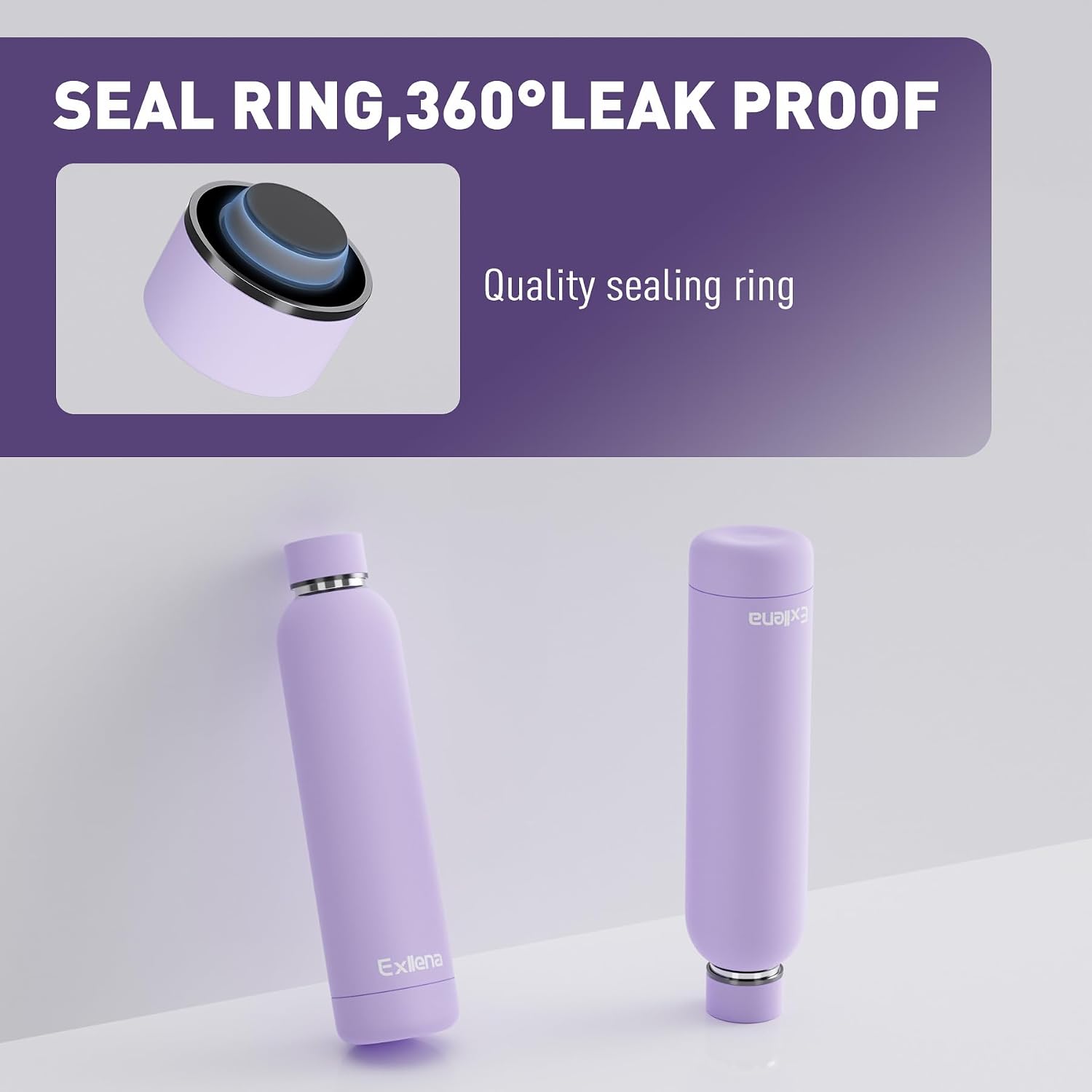 Thumbnail 1 de Exllena 750ml Insulated Bottle with Clip