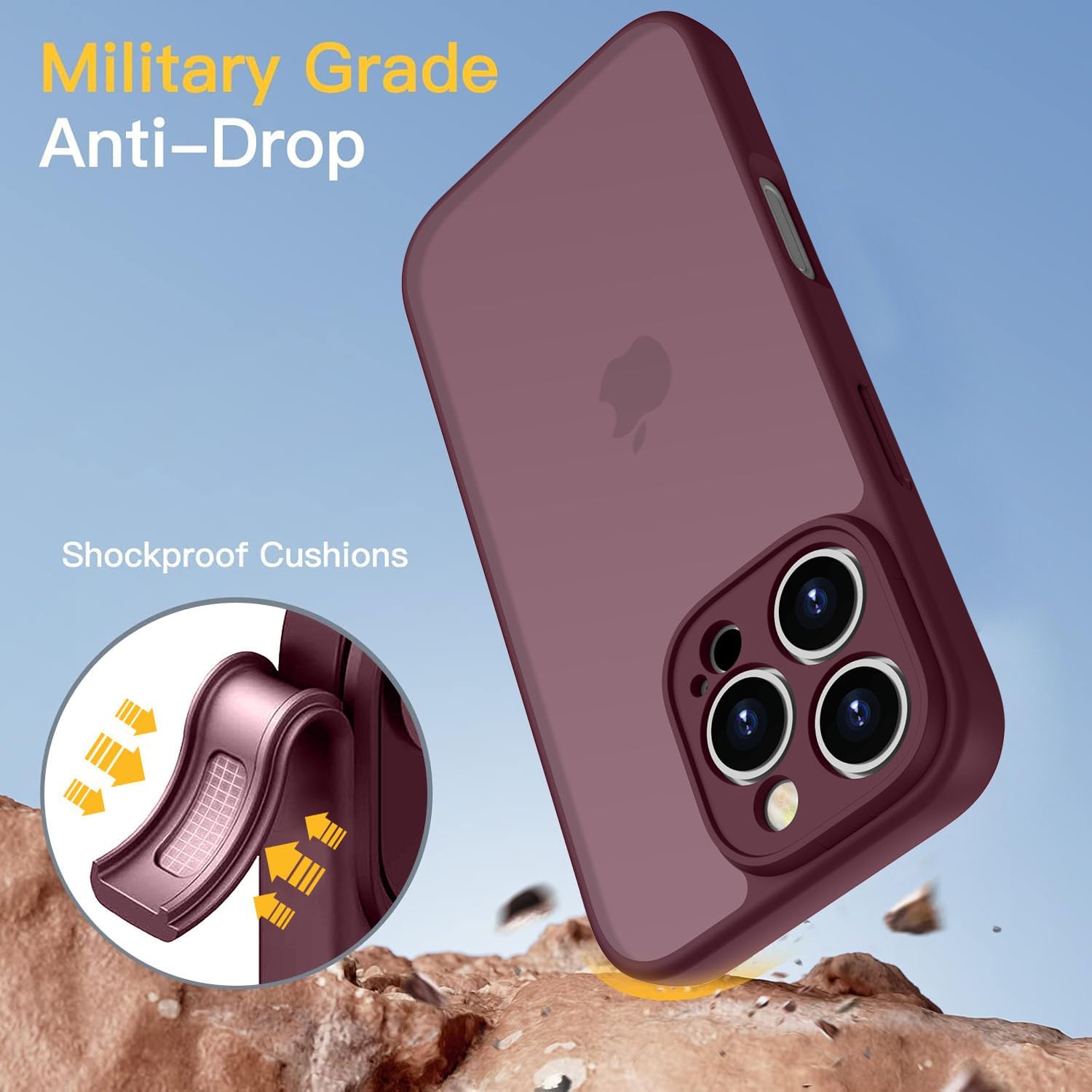 Thumbnail 3 de KPPIT iPhone 16 Pro case 6ft drop protection