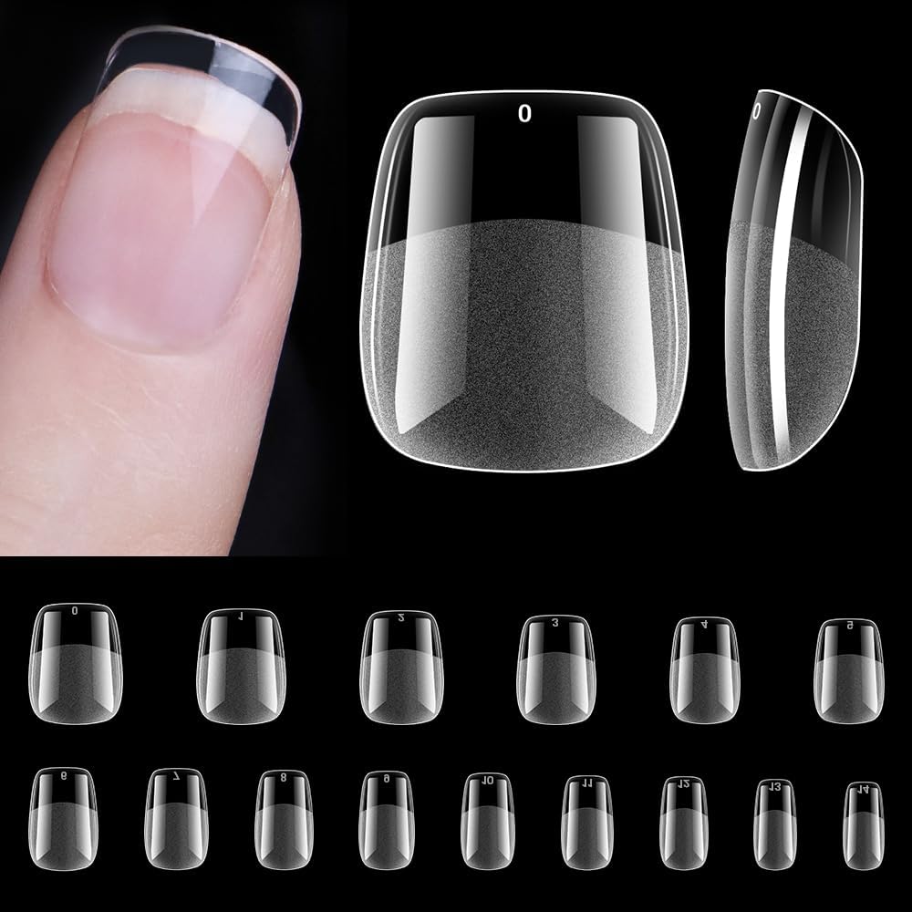 Thumbnail 6 de ZIFUTON 504 Pezzi Tip In Gel Quadrate per Unghie – Kit professionale con 12 misure