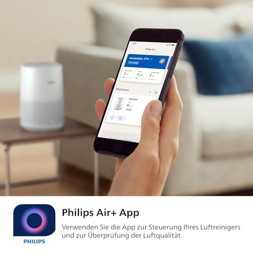 Detalle 2 de Philips Luftreiniger 600 Serie mit SmartSensor – effektiv, leise und energieeffizient für Räume bis 44 m²