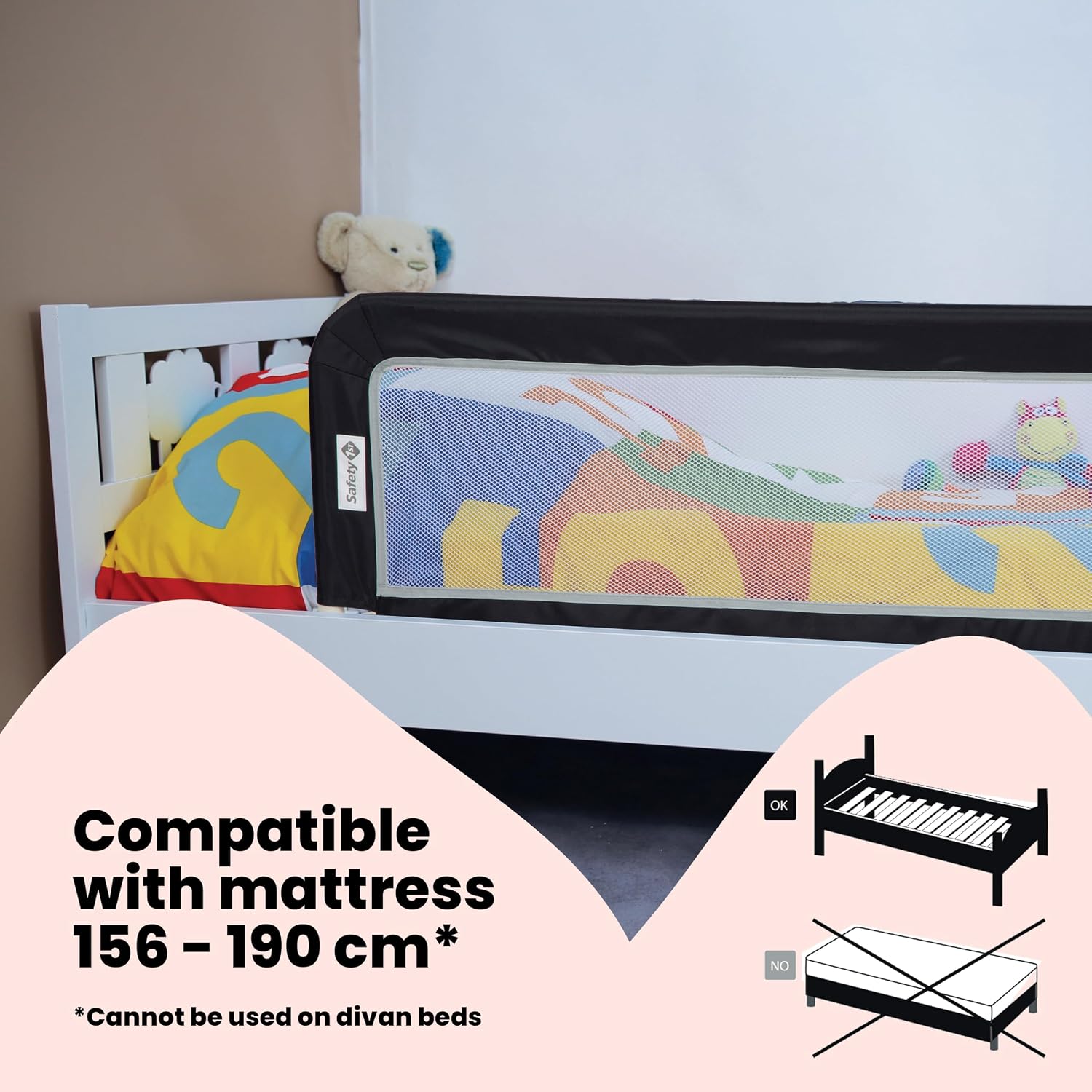 Thumbnail 2 de Safety 1st Portable Bed Rail 106 x 42cm