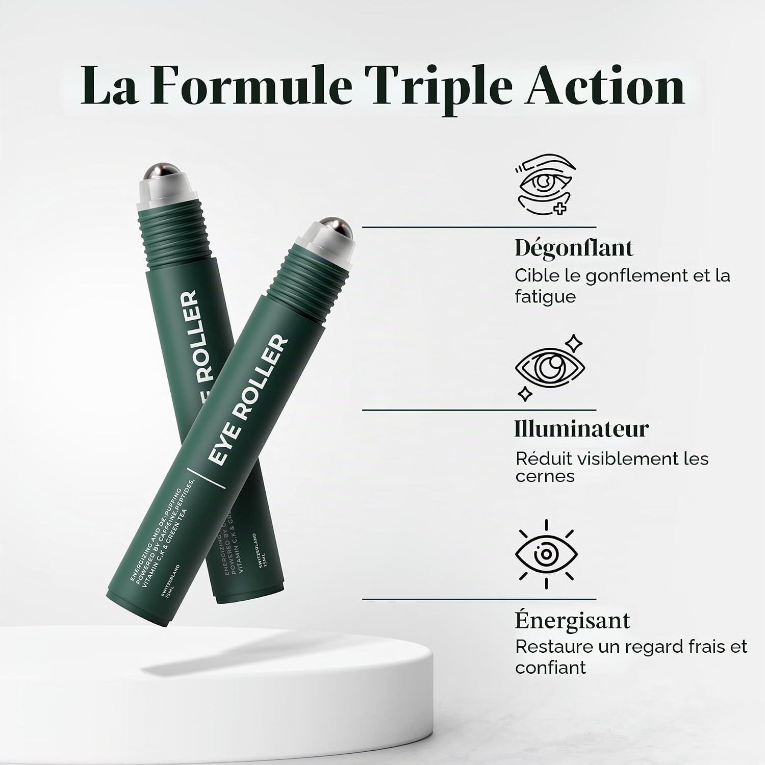 Thumbnail 3 de Wolf Project Rouleau sous les yeux – Sérum énergisant à la caféine, vitamine C et peptides