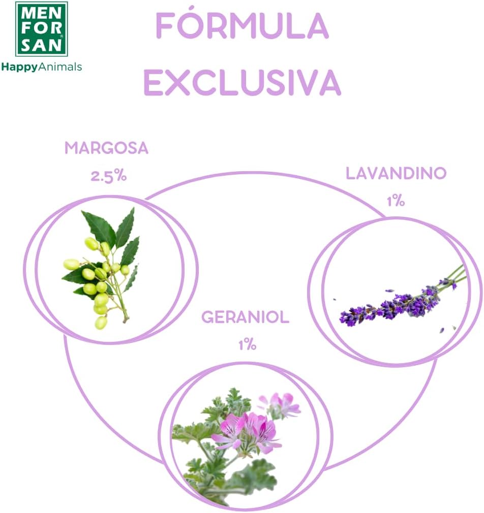 Thumbnail 2 de MENFORSAN Pack 4 collares anti-insectos para perros