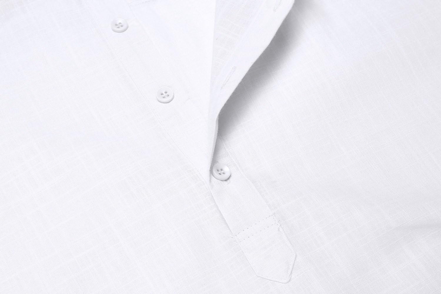 Thumbnail 6 de COOFANDY Men's Cotton-Linen Long-Sleeve Henley Shirt for Casual Wear