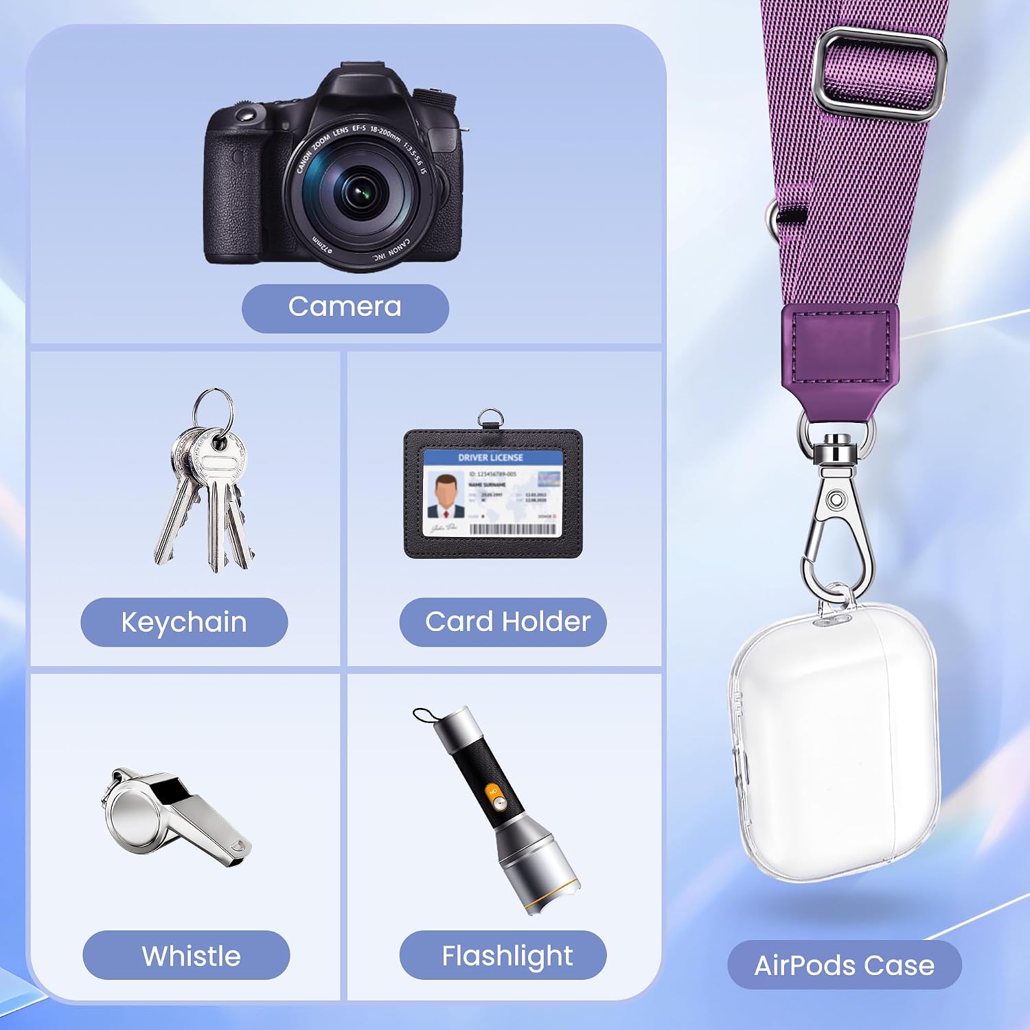 Detalle de takyu Phone lanyard strap 2 pack