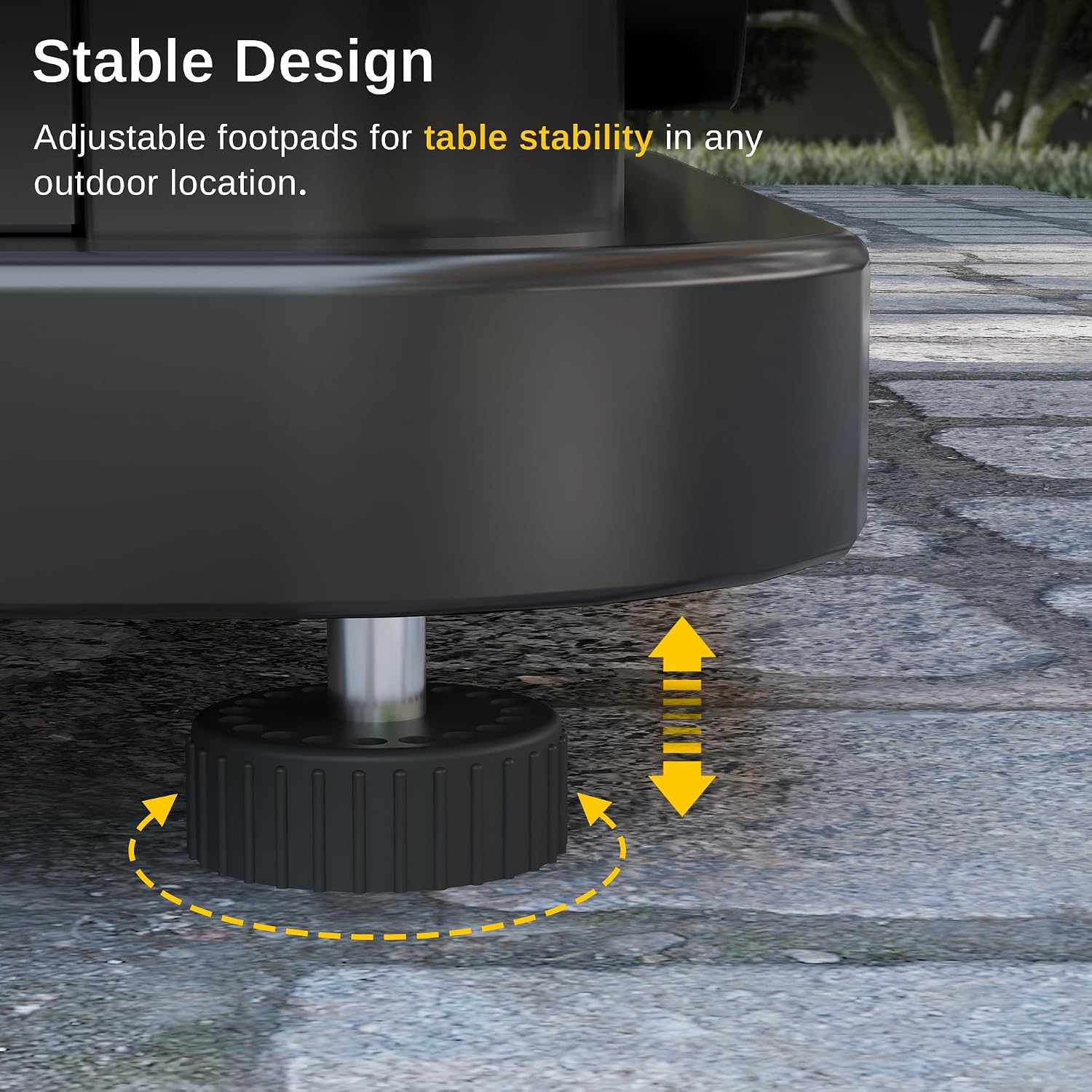 Thumbnail 6 de East Oak 28" Outdoor Propane Fire Pit Table 52,000 BTU