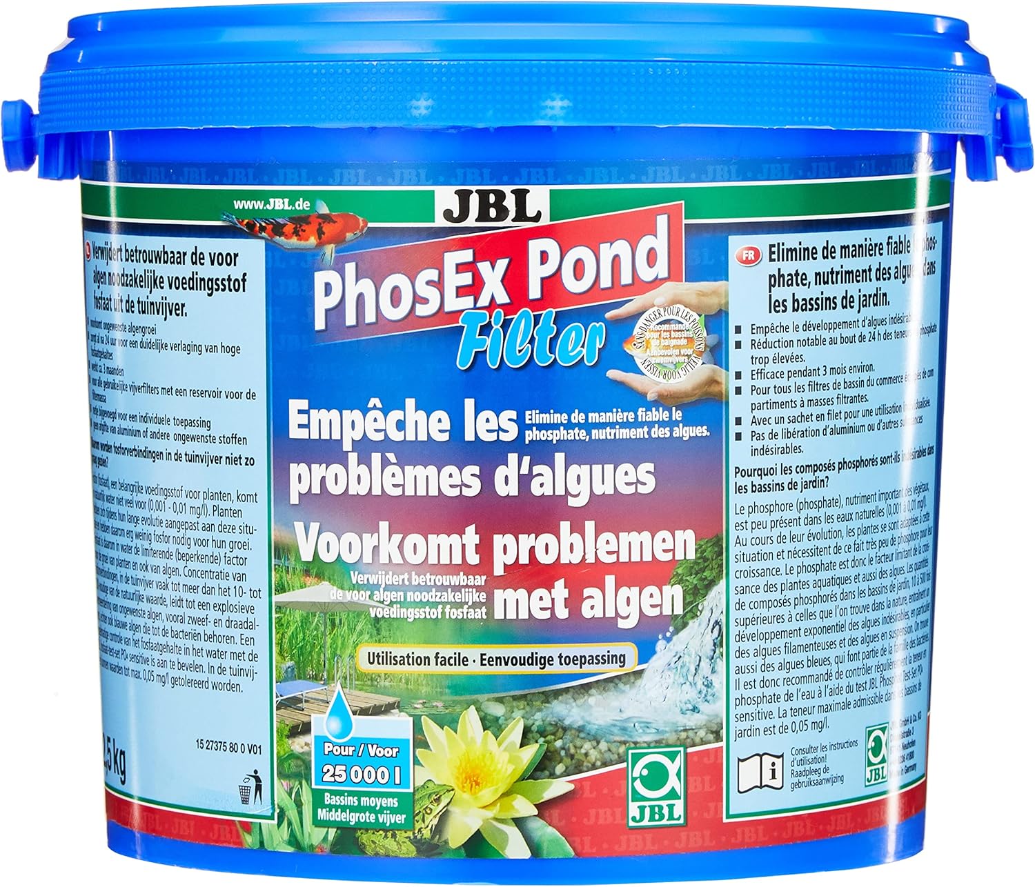 Thumbnail 2 de JBL PhosEx Pond Filter 27375 Phosphatentferner für Teichfilter, 2,5 kg