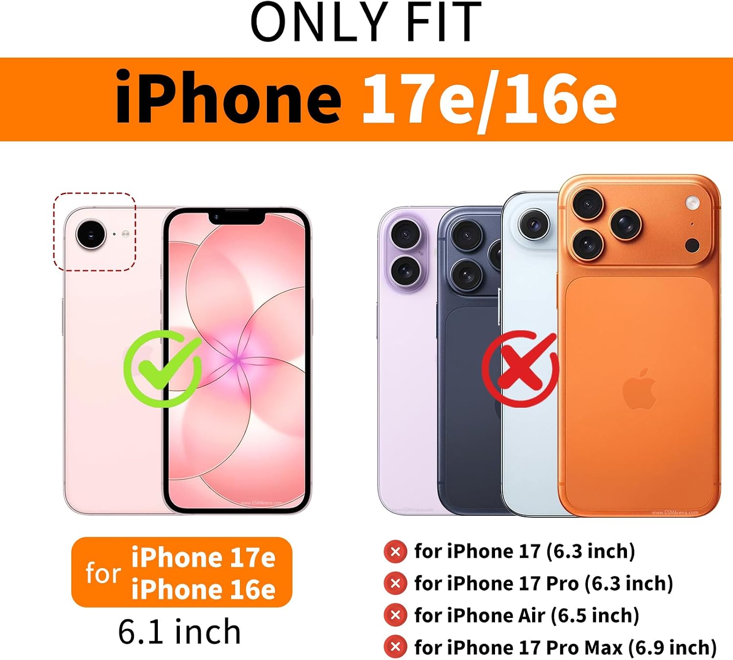 Thumbnail 1 de Oduio Wallet Case for iPhone 17e